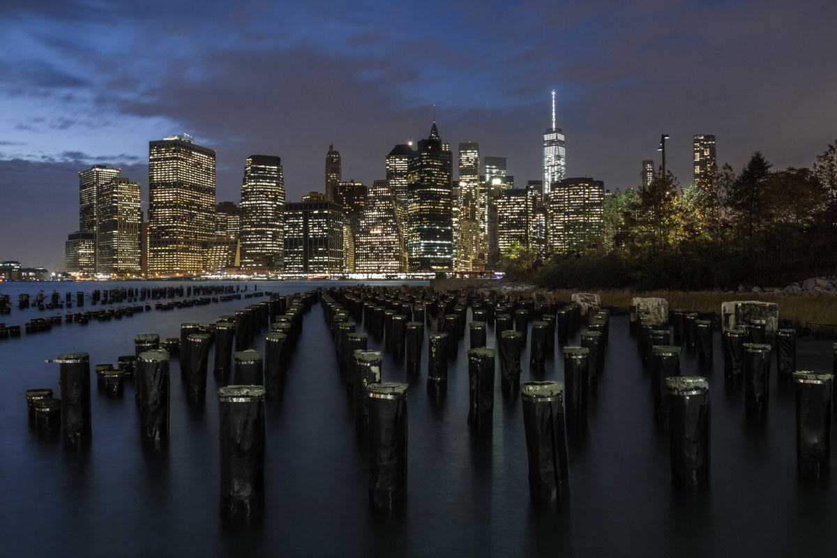 Classic skyline from Dumbo