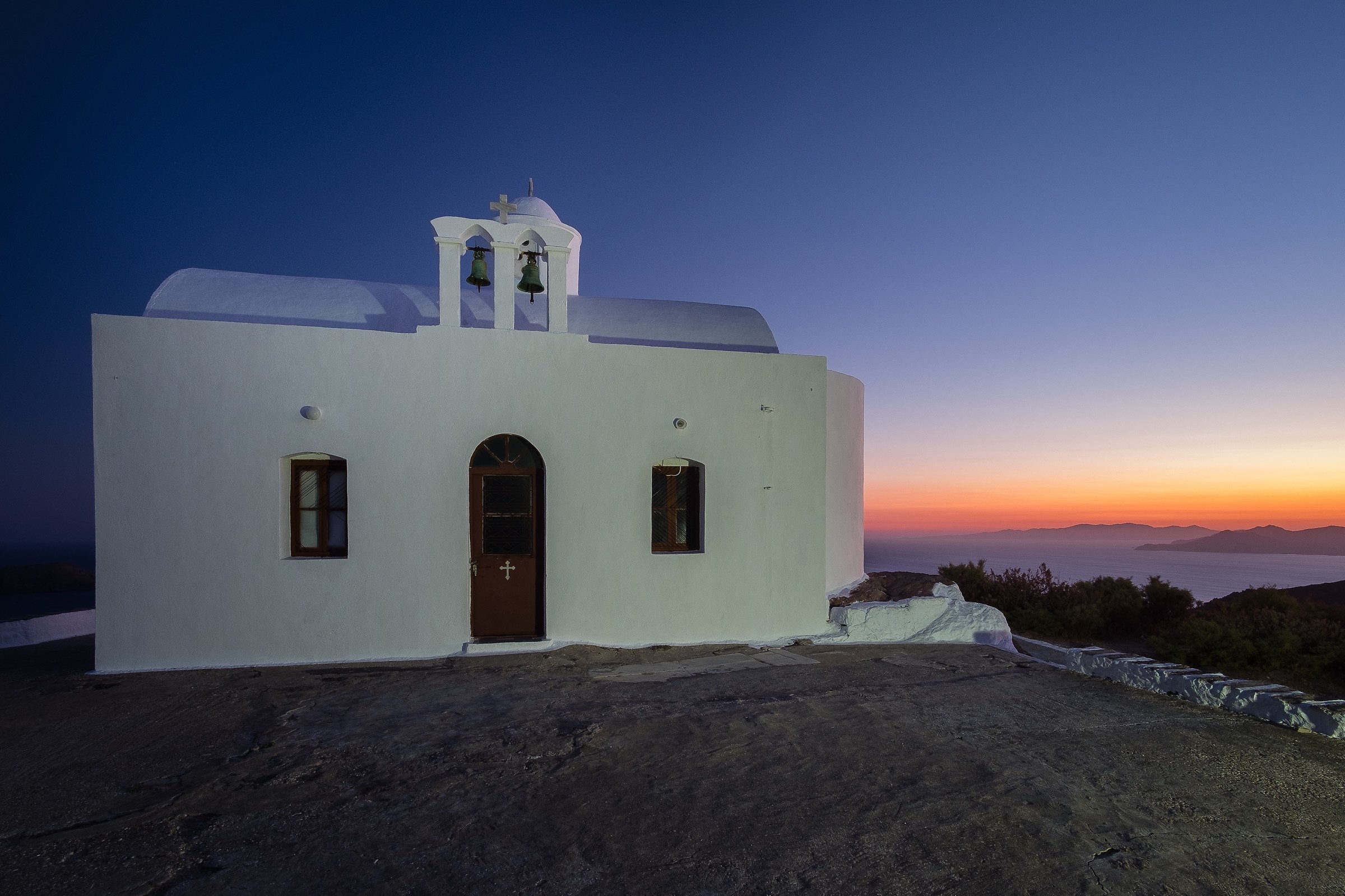 Milos, alba dal Kastro di Plaka