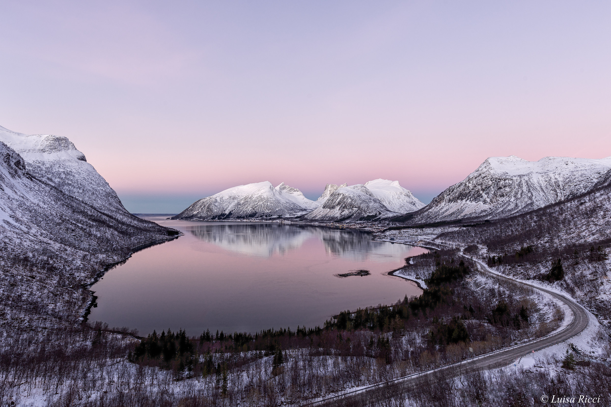A 'magical sunrise at Senja