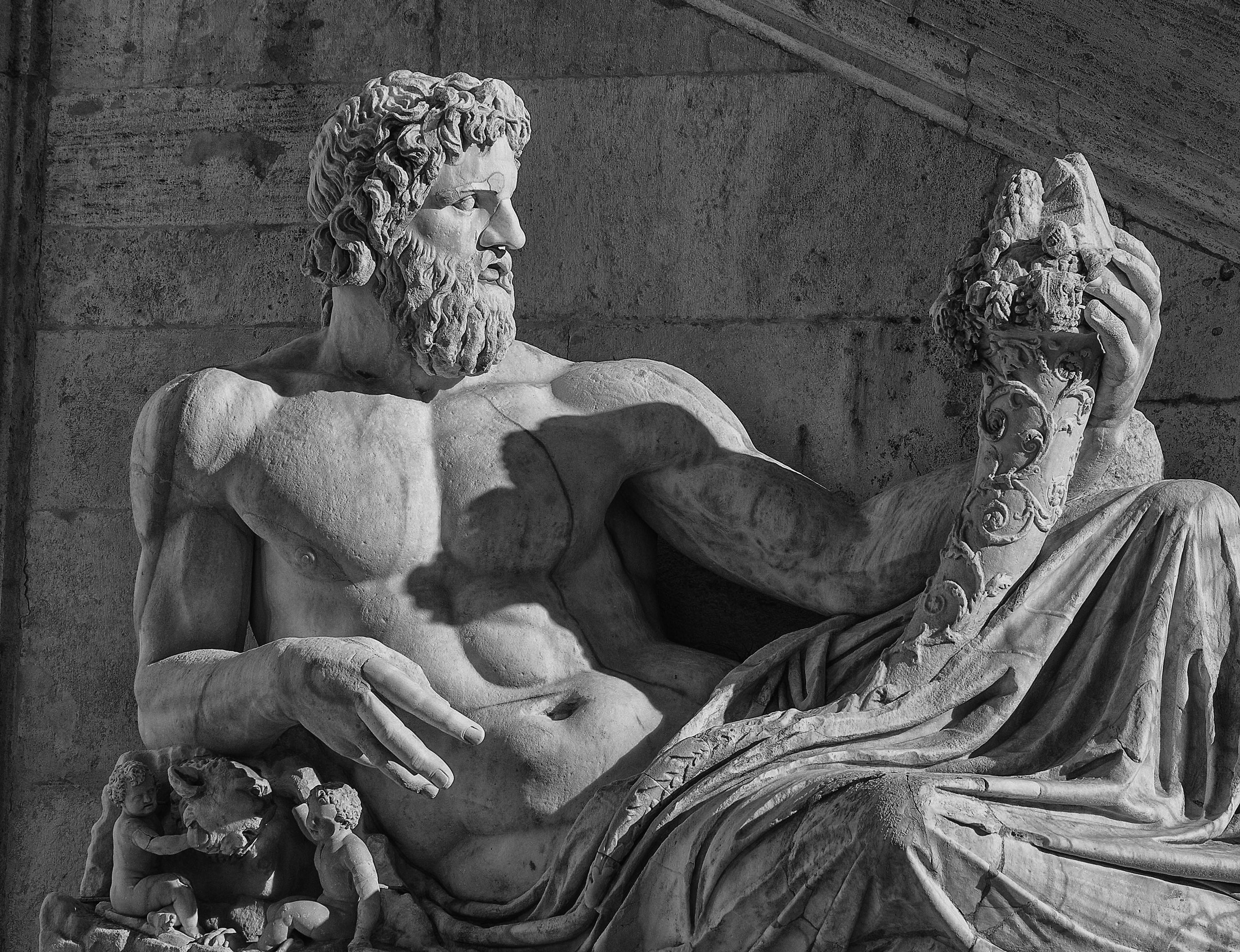 Roma Campidoglio-Simbolo del fiume Tevere