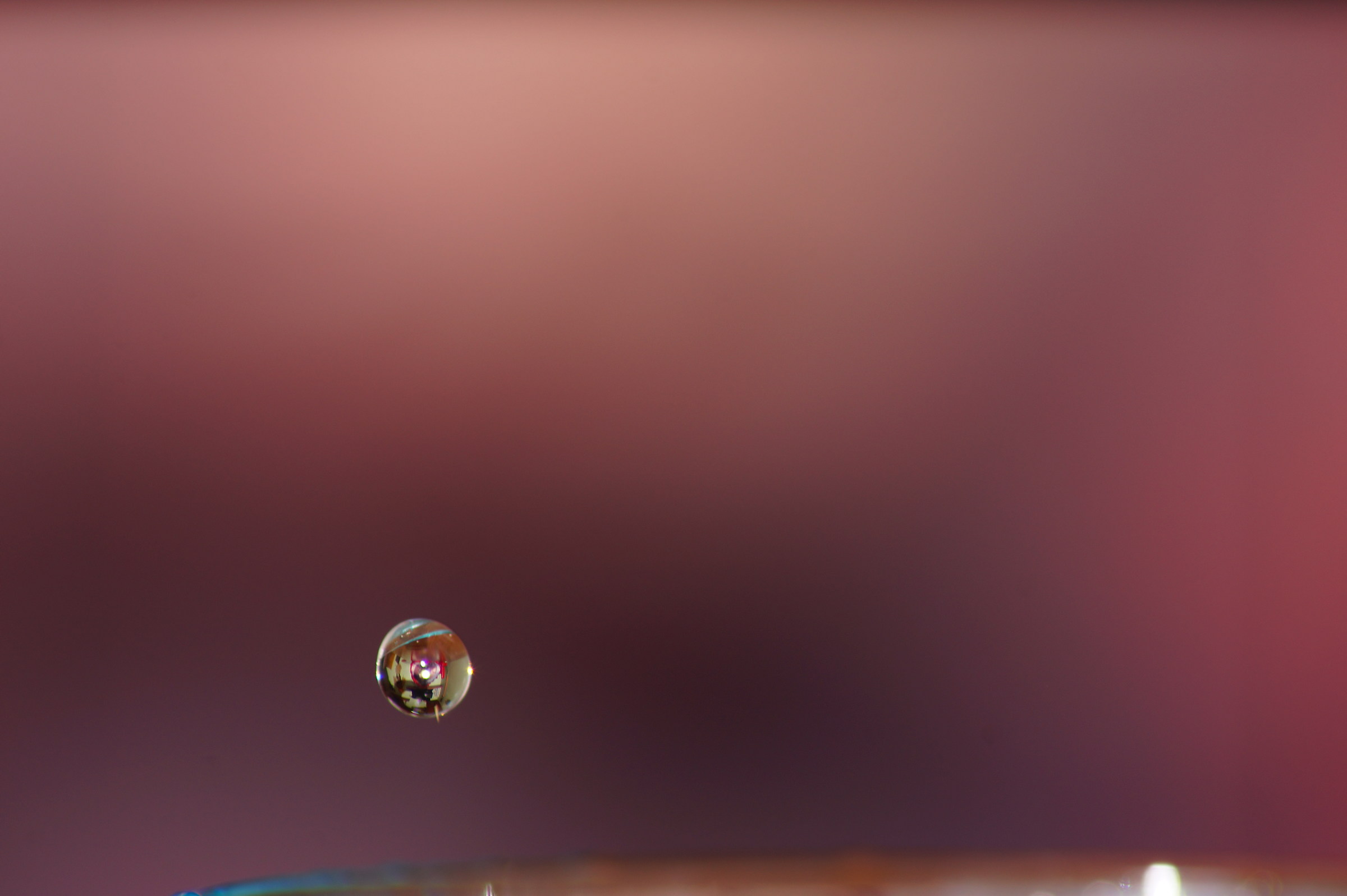 drop with reflection of the cushion of us?