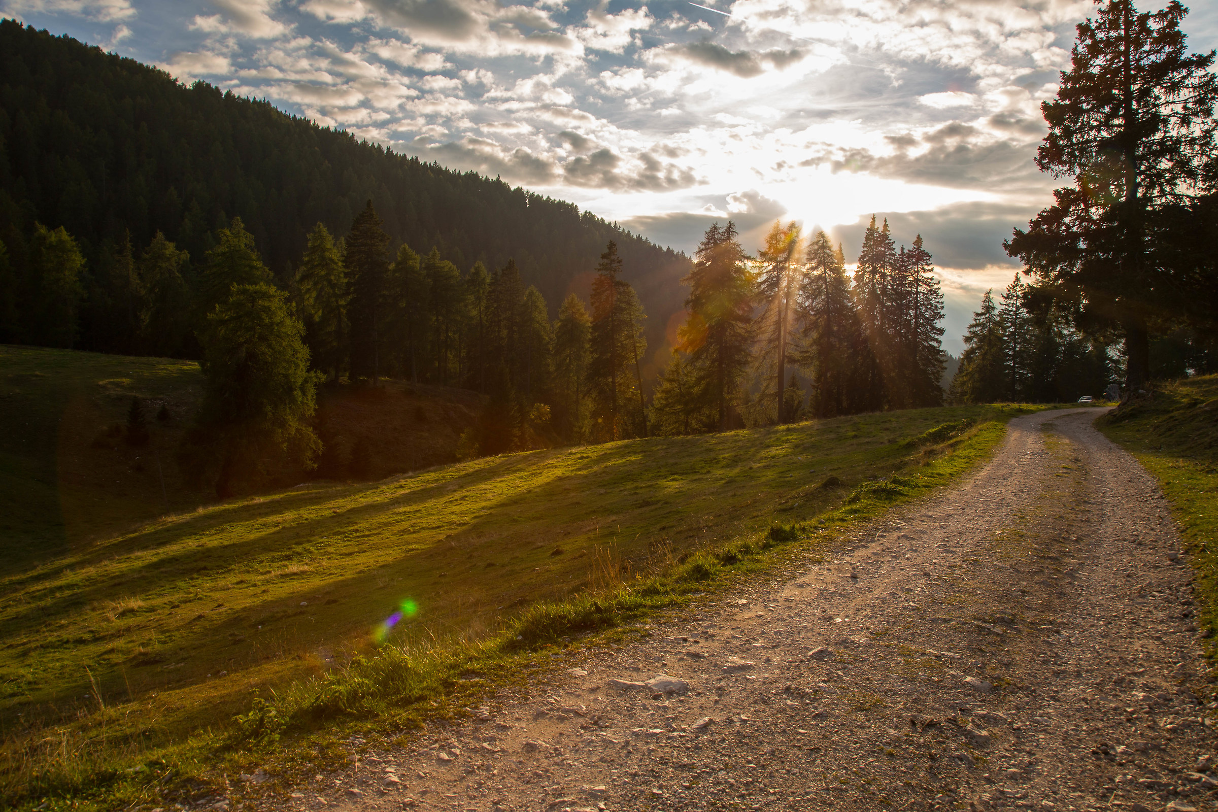 Il tramonto si avvicina..
