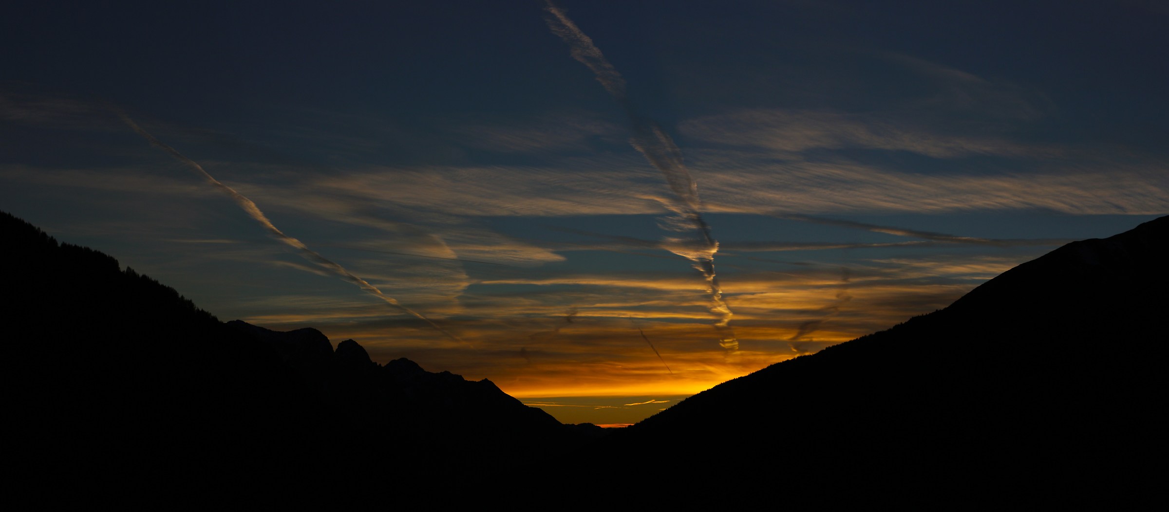 Tramonto in Valle delle Messi - Sunset at Messi Valley