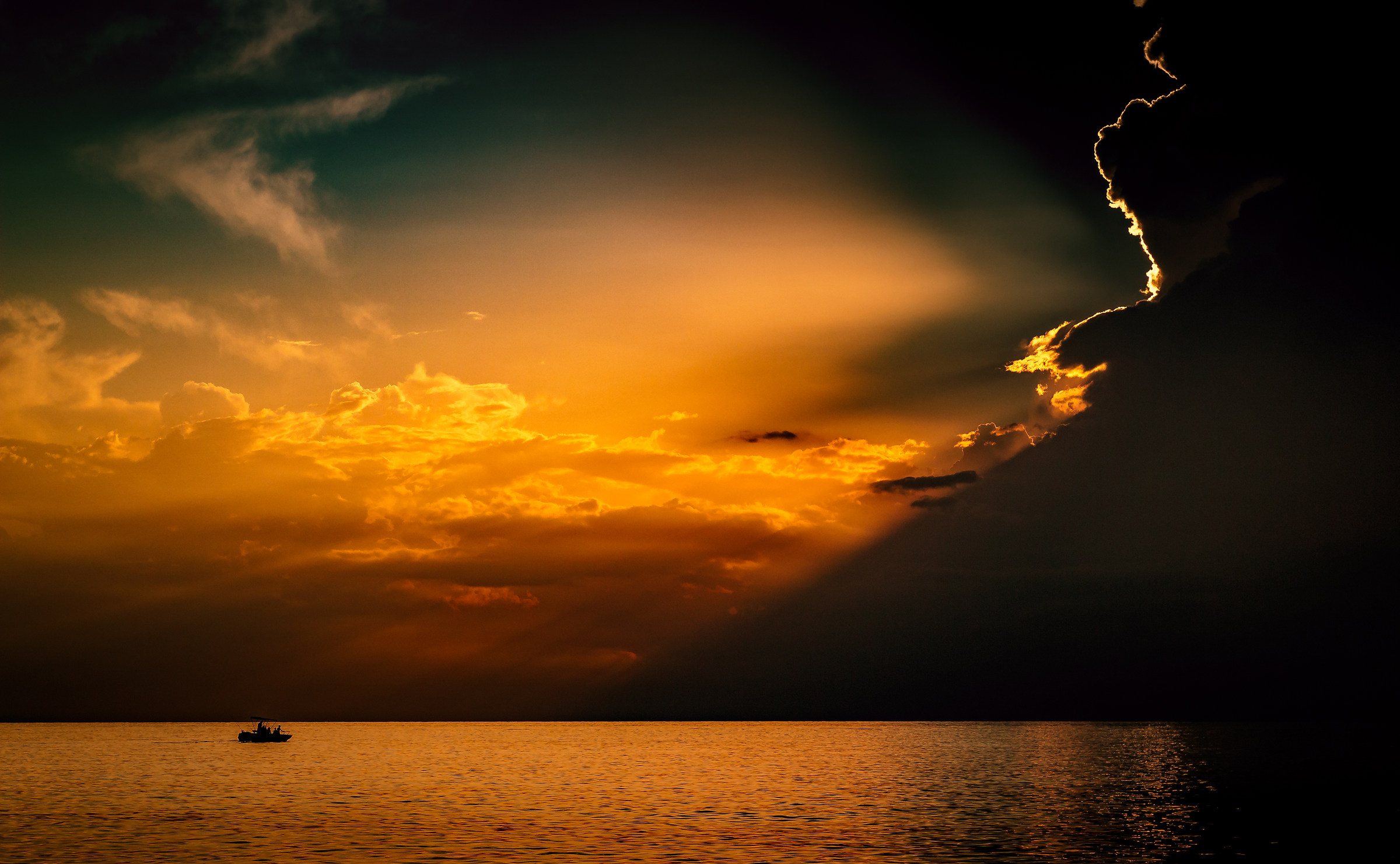 Tramonto in Calabria