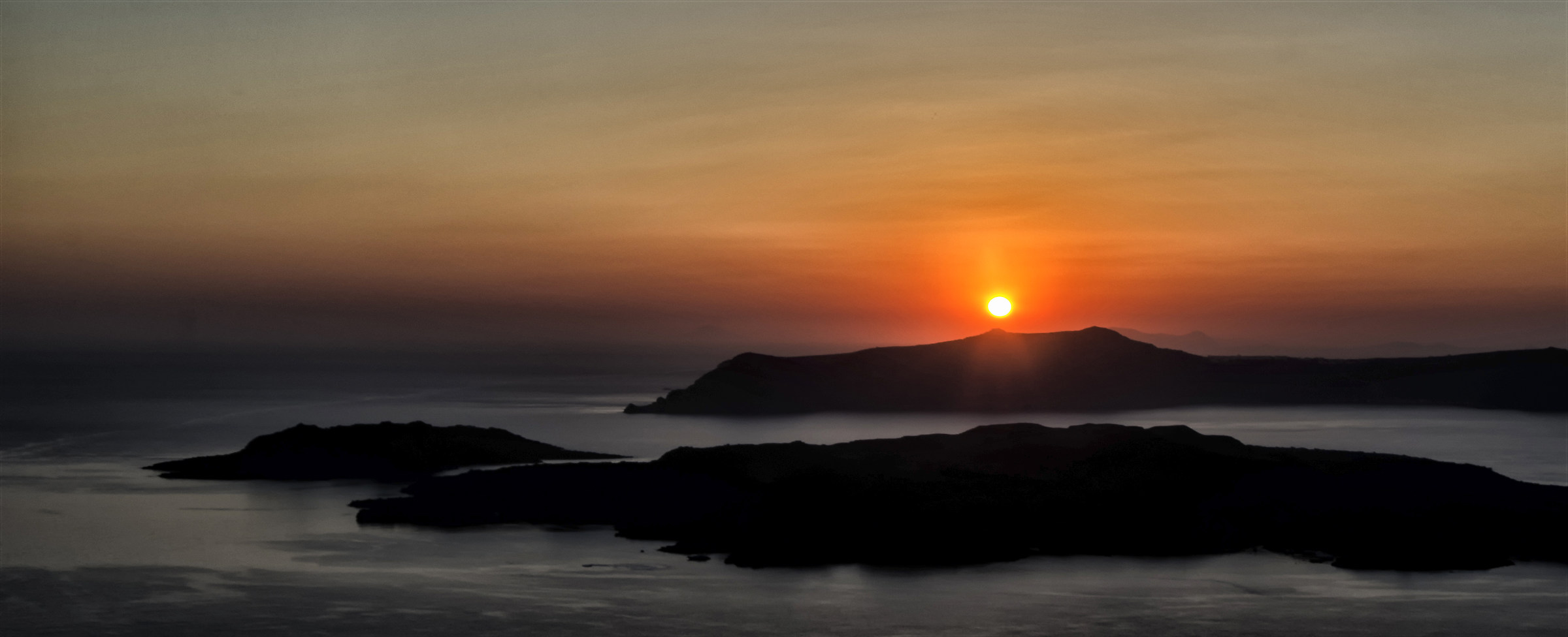 Sunset on the Caldera