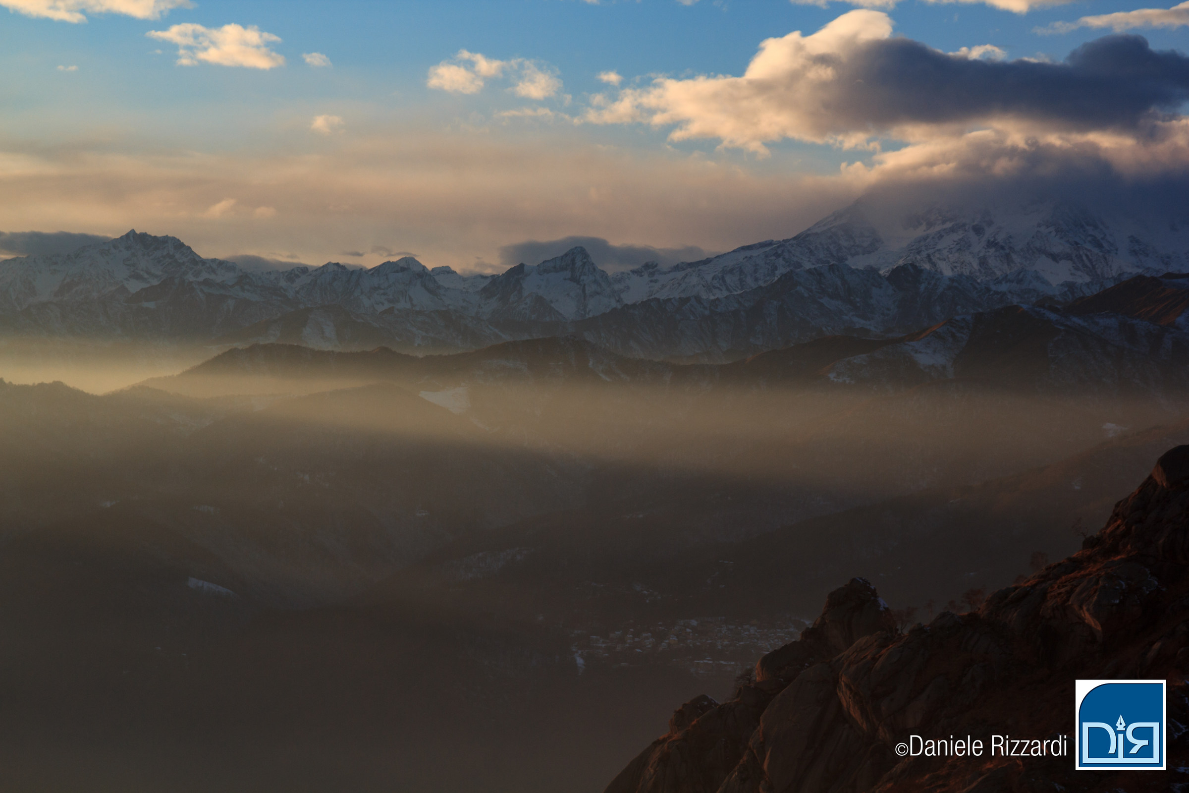 Tramonto sul Mottarone