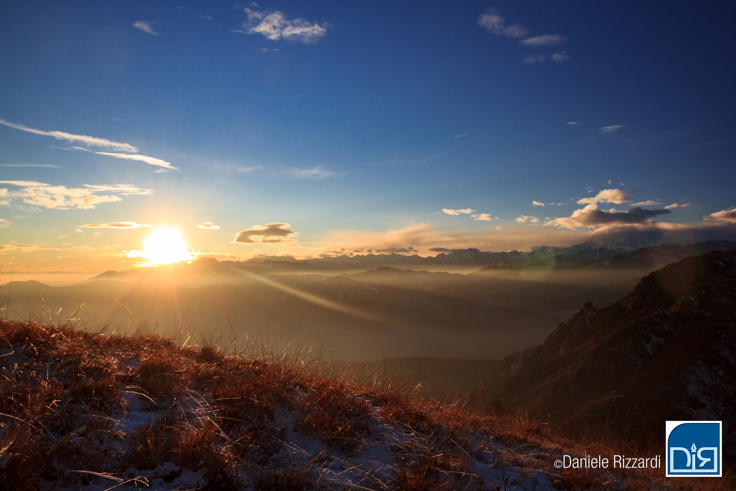 Tramonto sul Mottarone