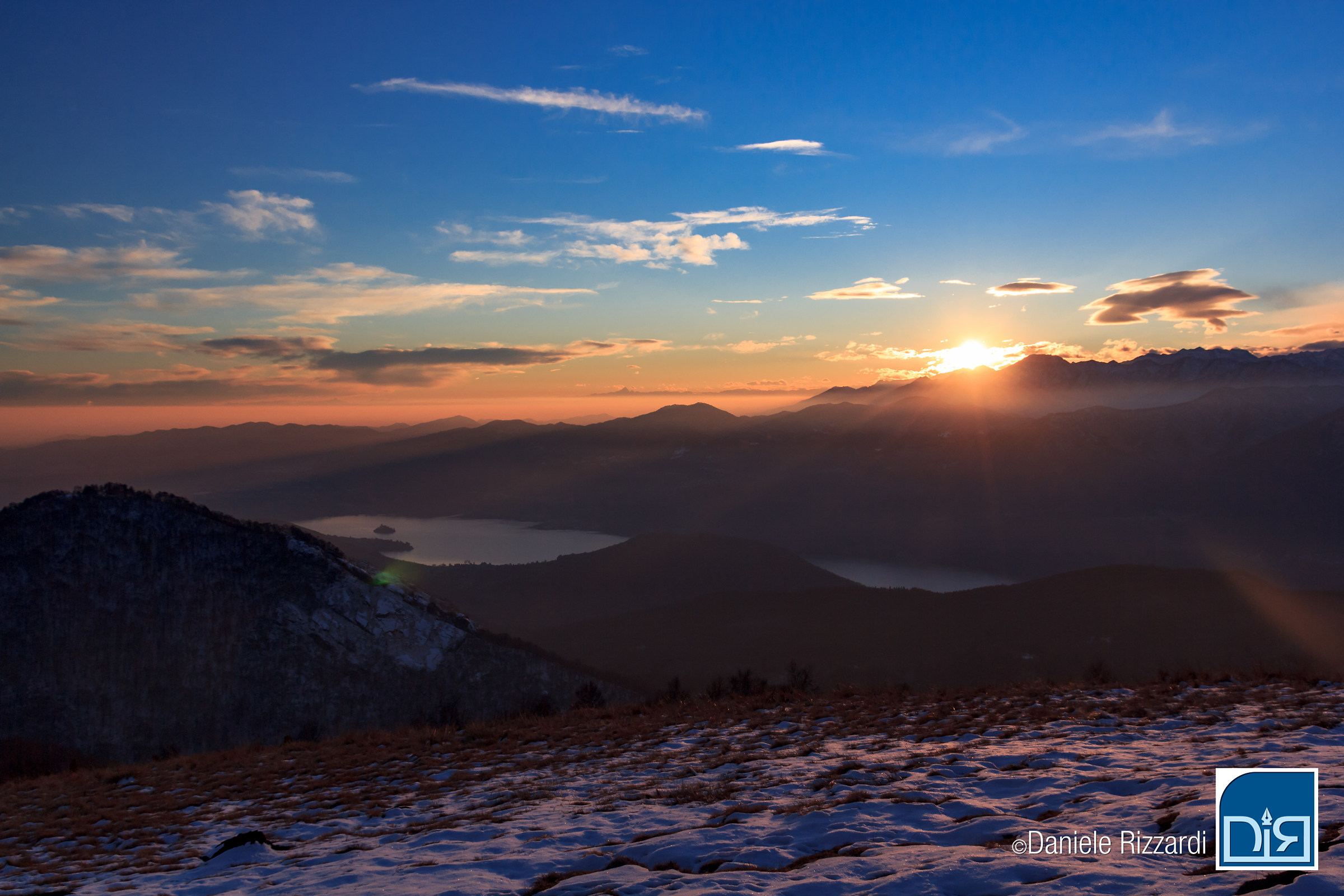 Tramonto sul Mottarone