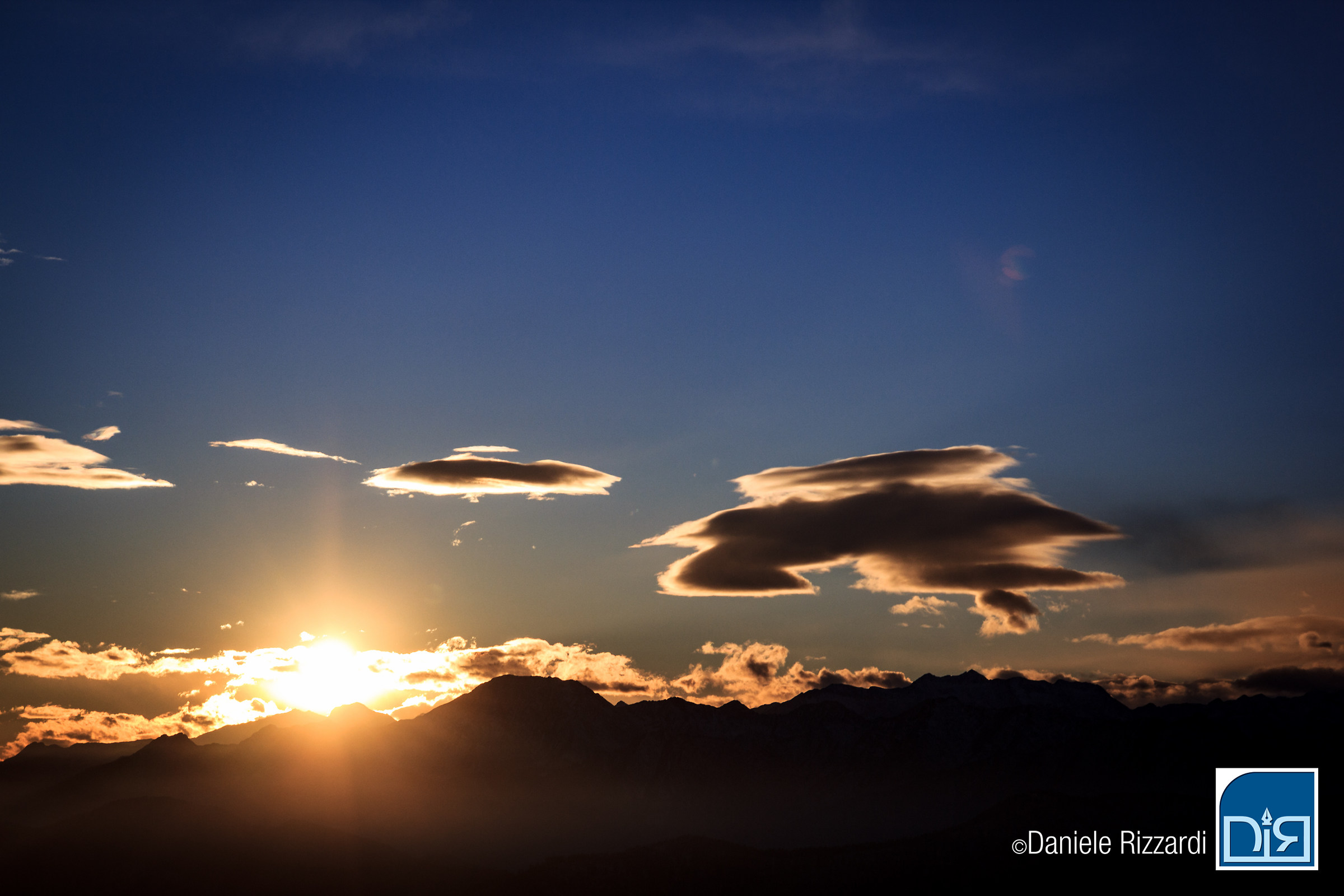 Tramonto sul Mottarone