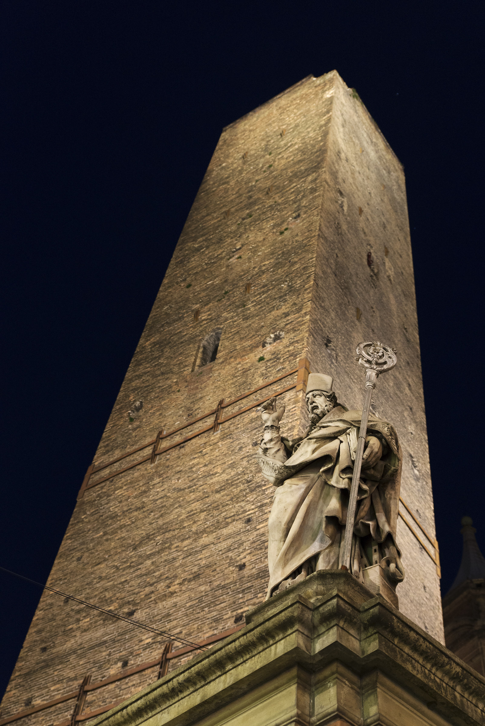 the Garisenda and the saint