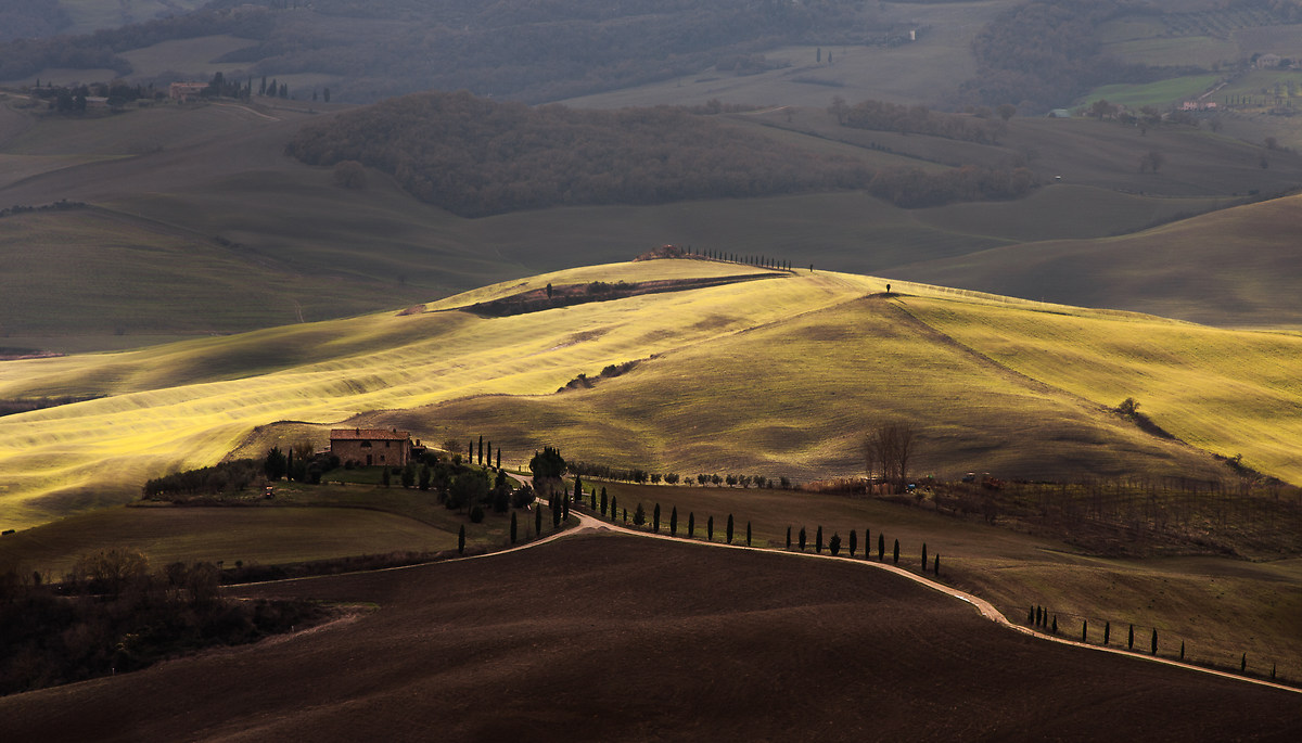Chiaroscuri a Pienza
