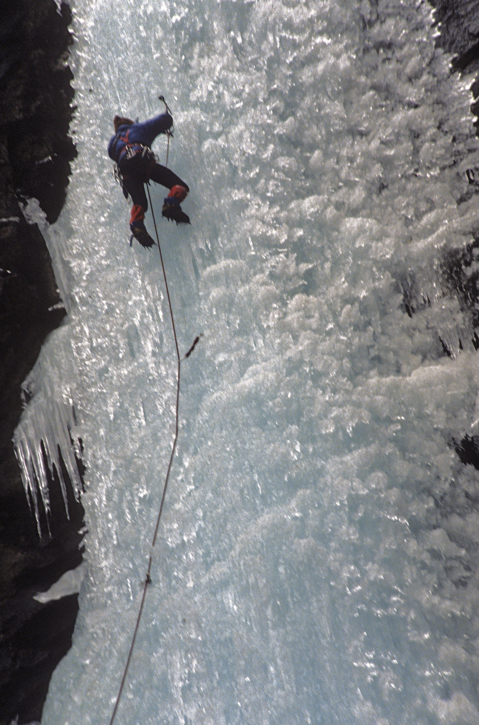 Cascata del vallone. Prima salita