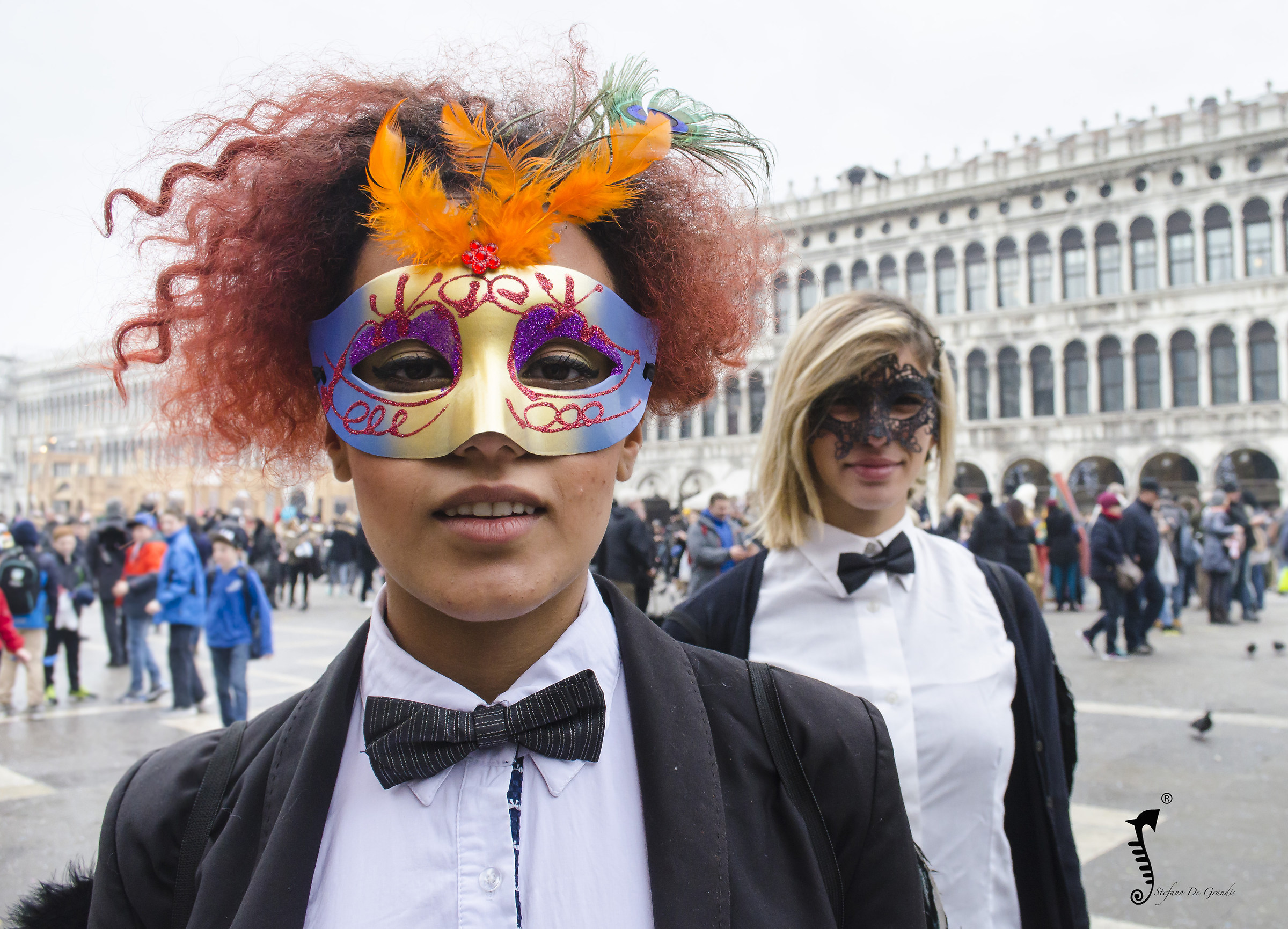 Faces in the carnival