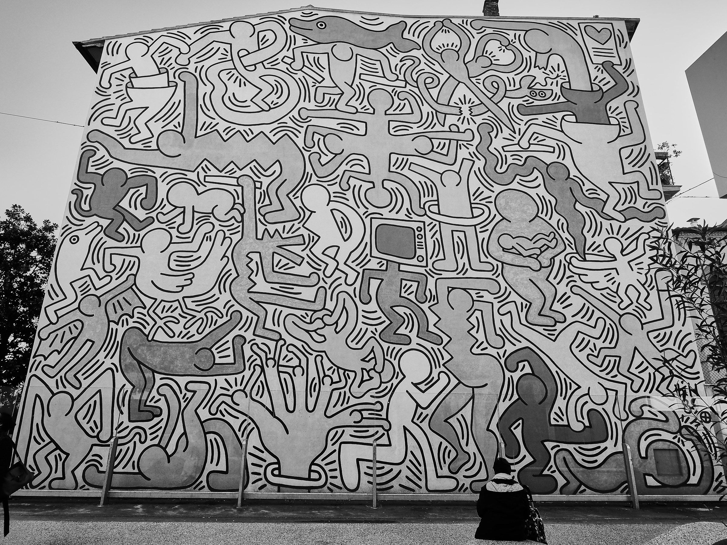 Keith Haring B/N