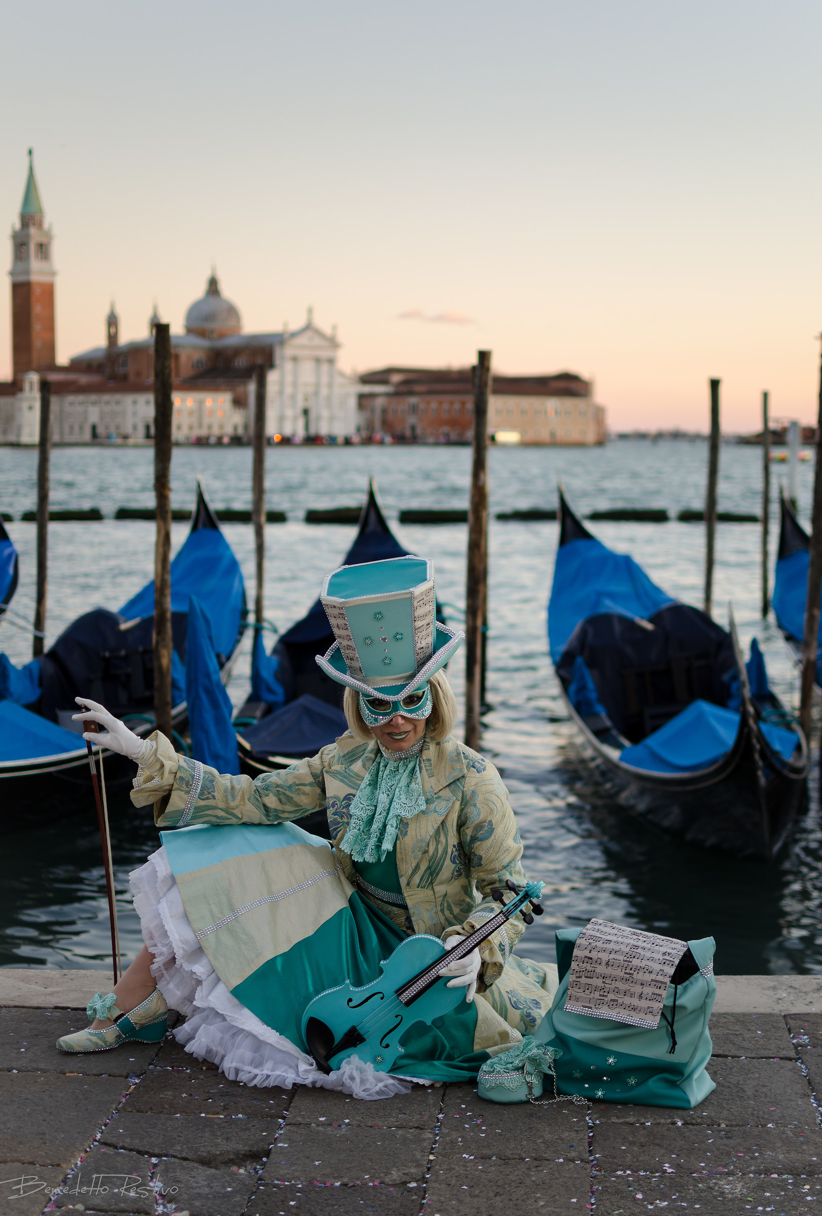 carnevale di Venezia, note d'azzurro.....
