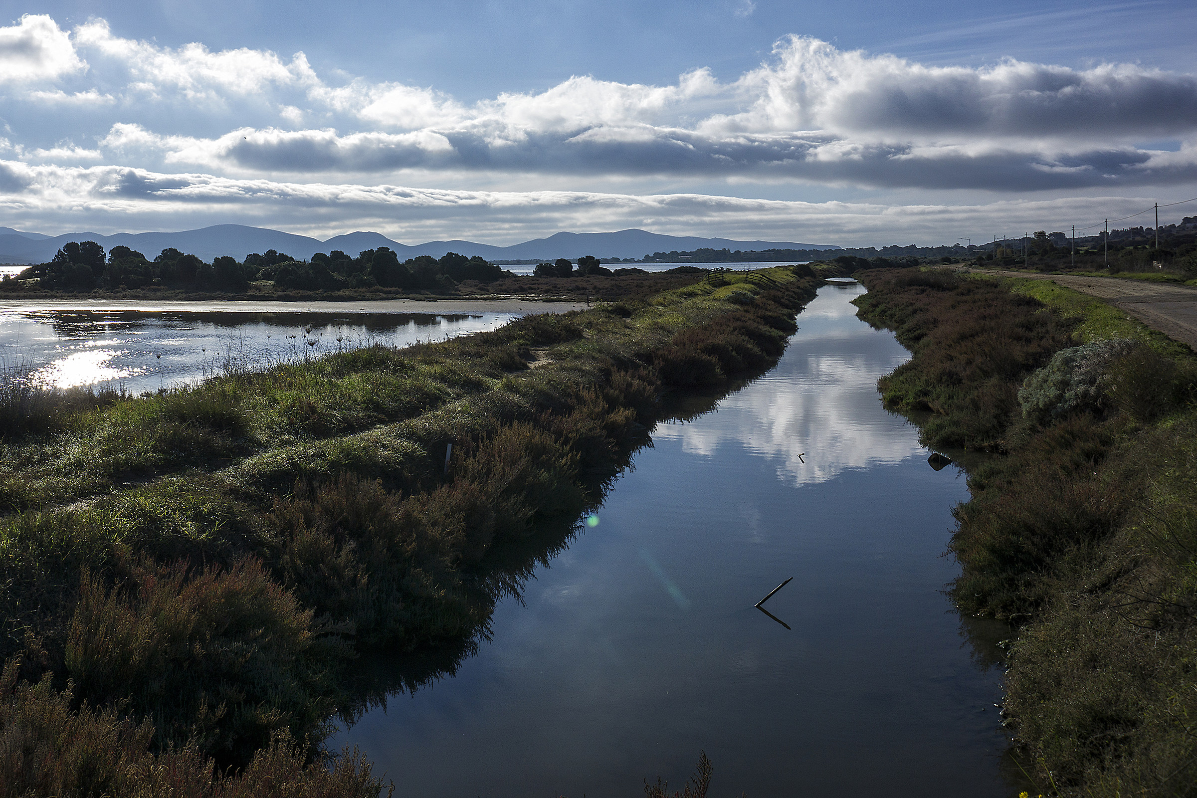 Porto Pino - Channel of the Maestrale pond