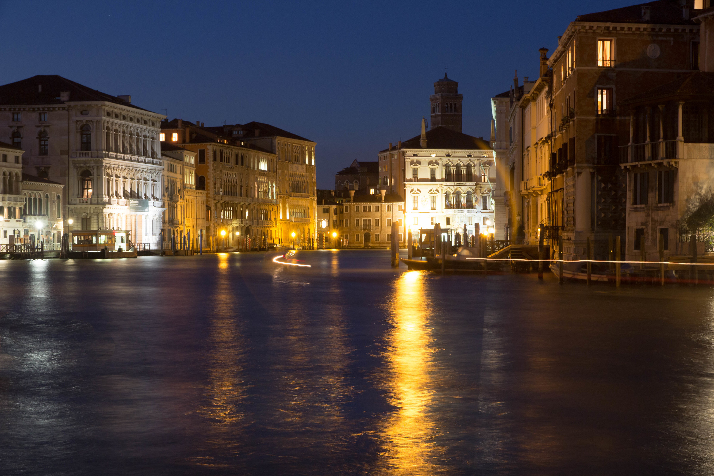 Under the Accademia Bridge