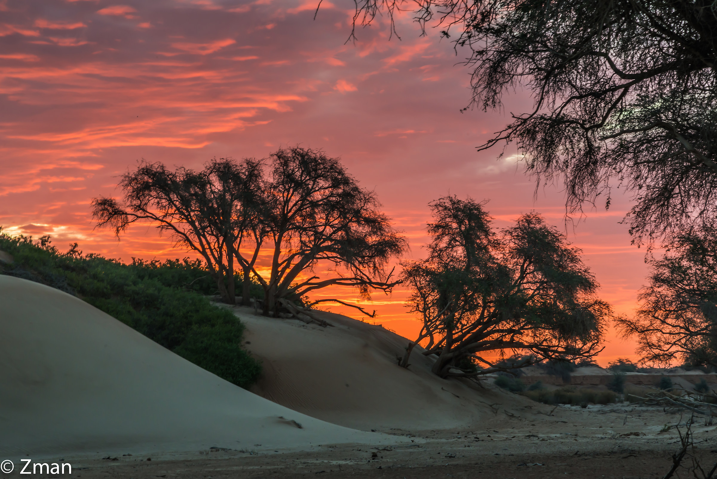 Sunset At Hoanib Basin