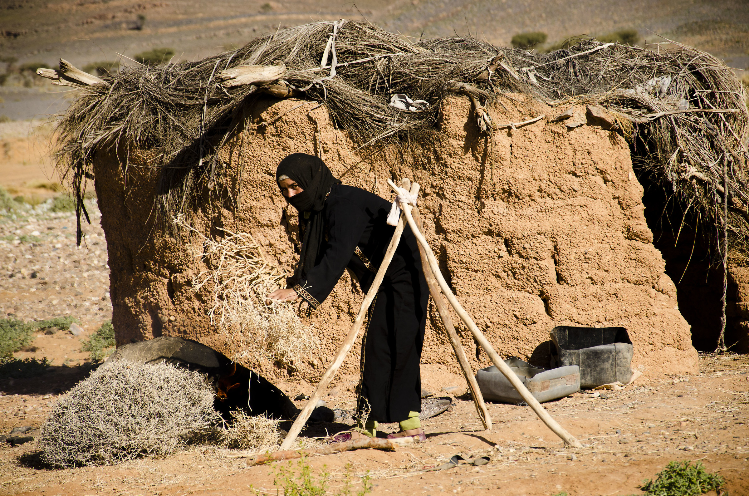 Berber woman Mezouga