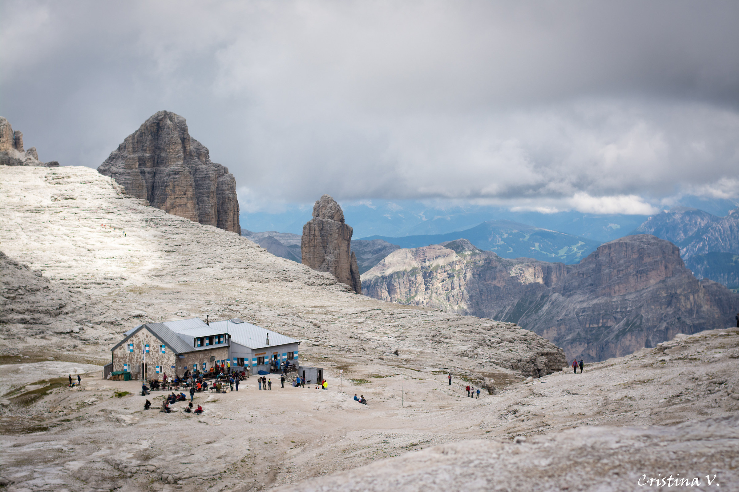 On the Sella, Dolomites.