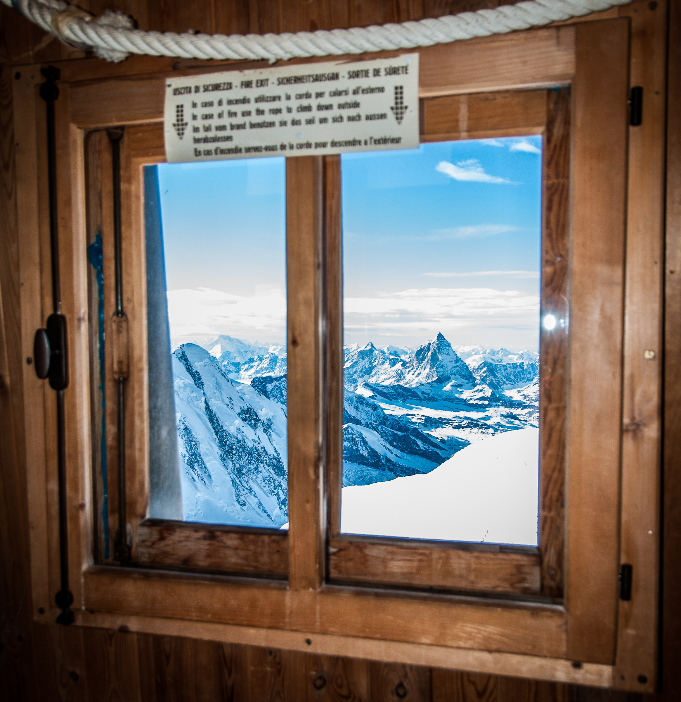 Dalla capanna Margherita... solo noi