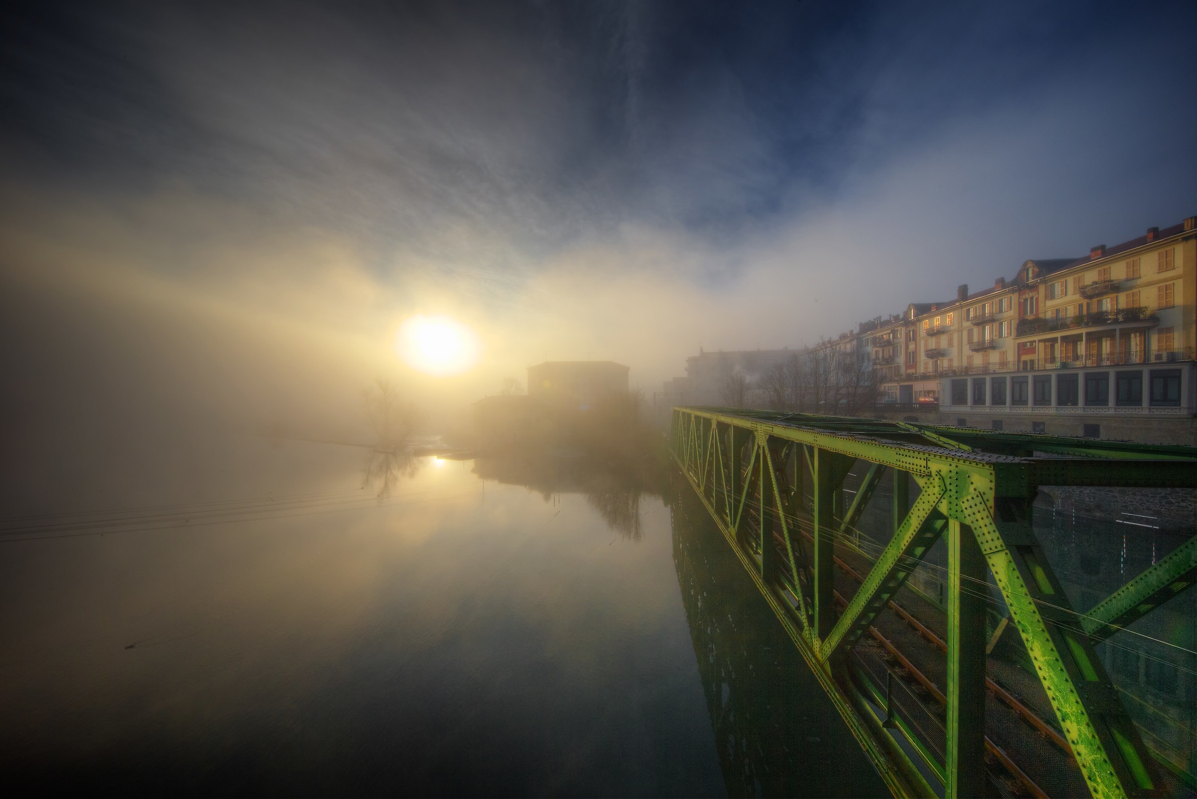 The railway bridge - Ivrea
