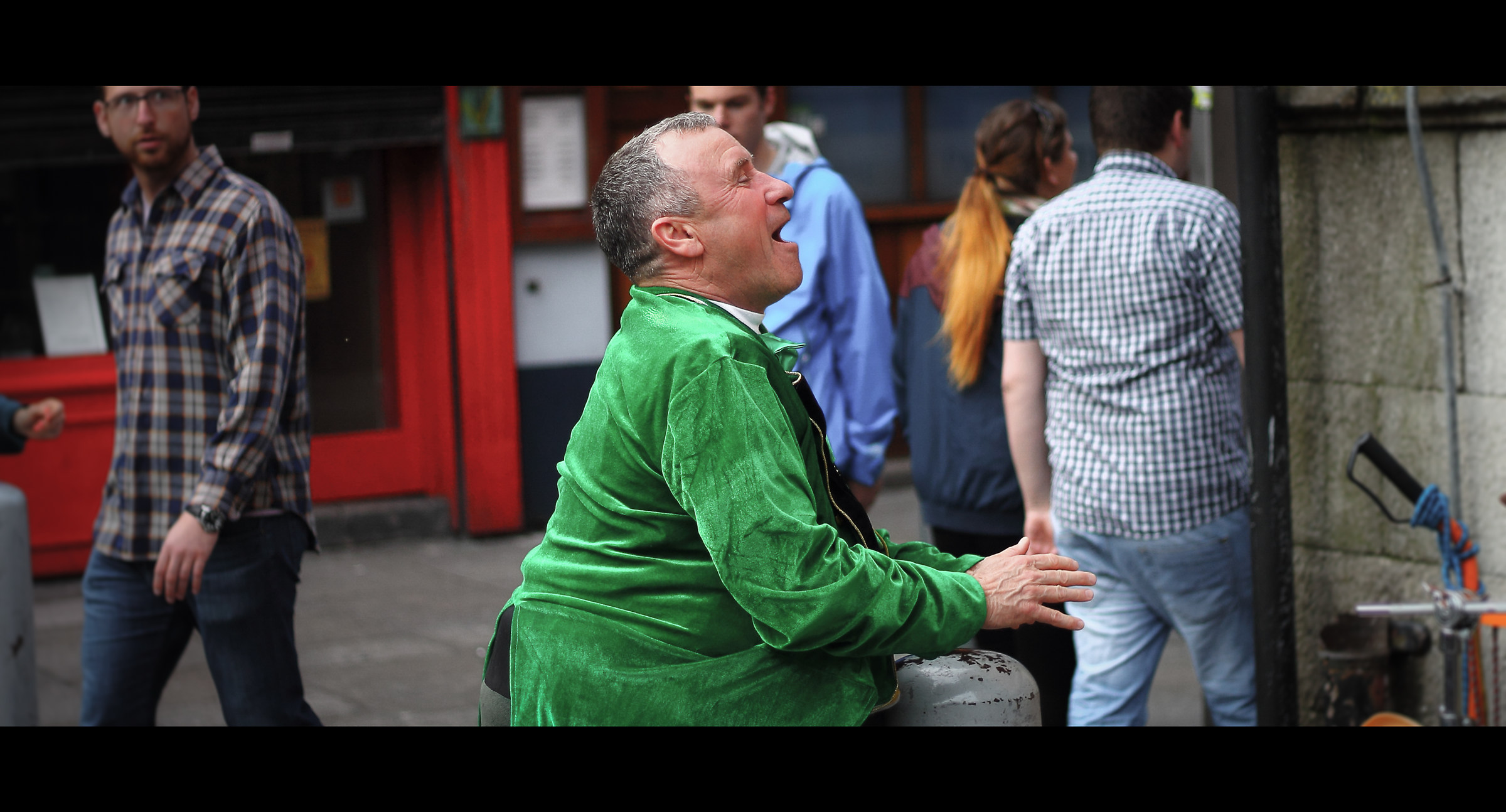On the streets of Dublin