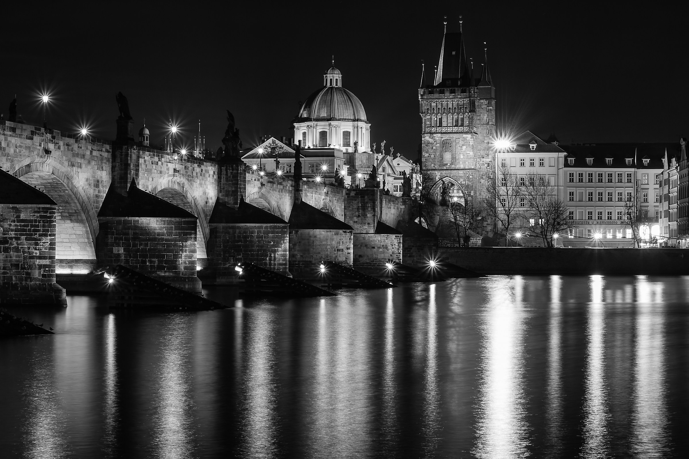 Charles Bridge B / W