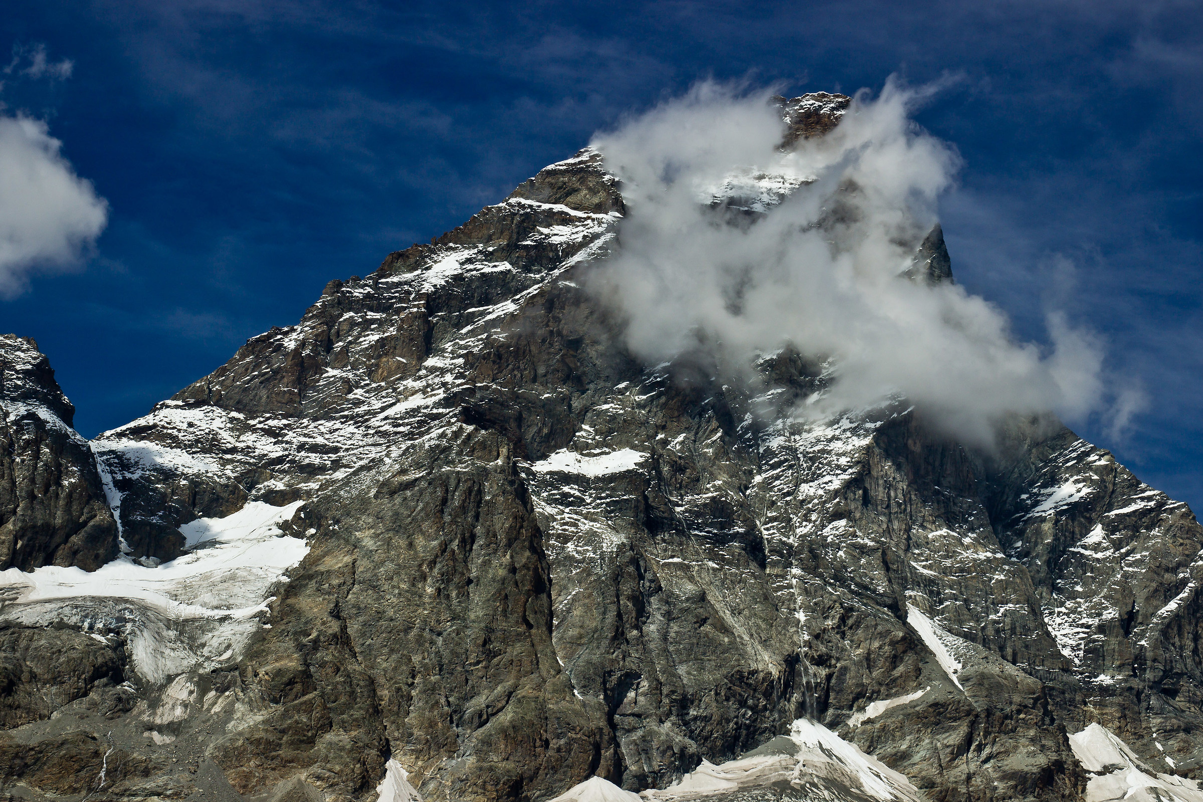 Matterhorn in the clouds