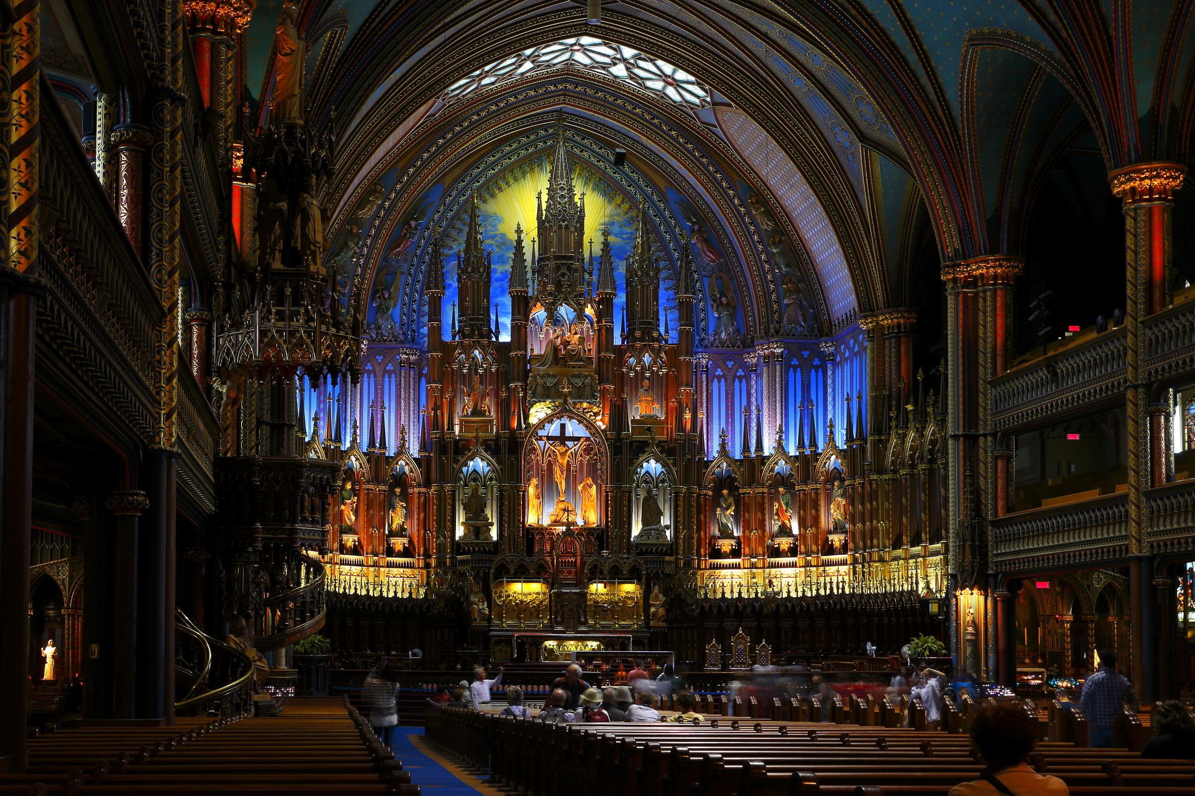 Notre Dame Basilica, Montreal, Quebec, Canada