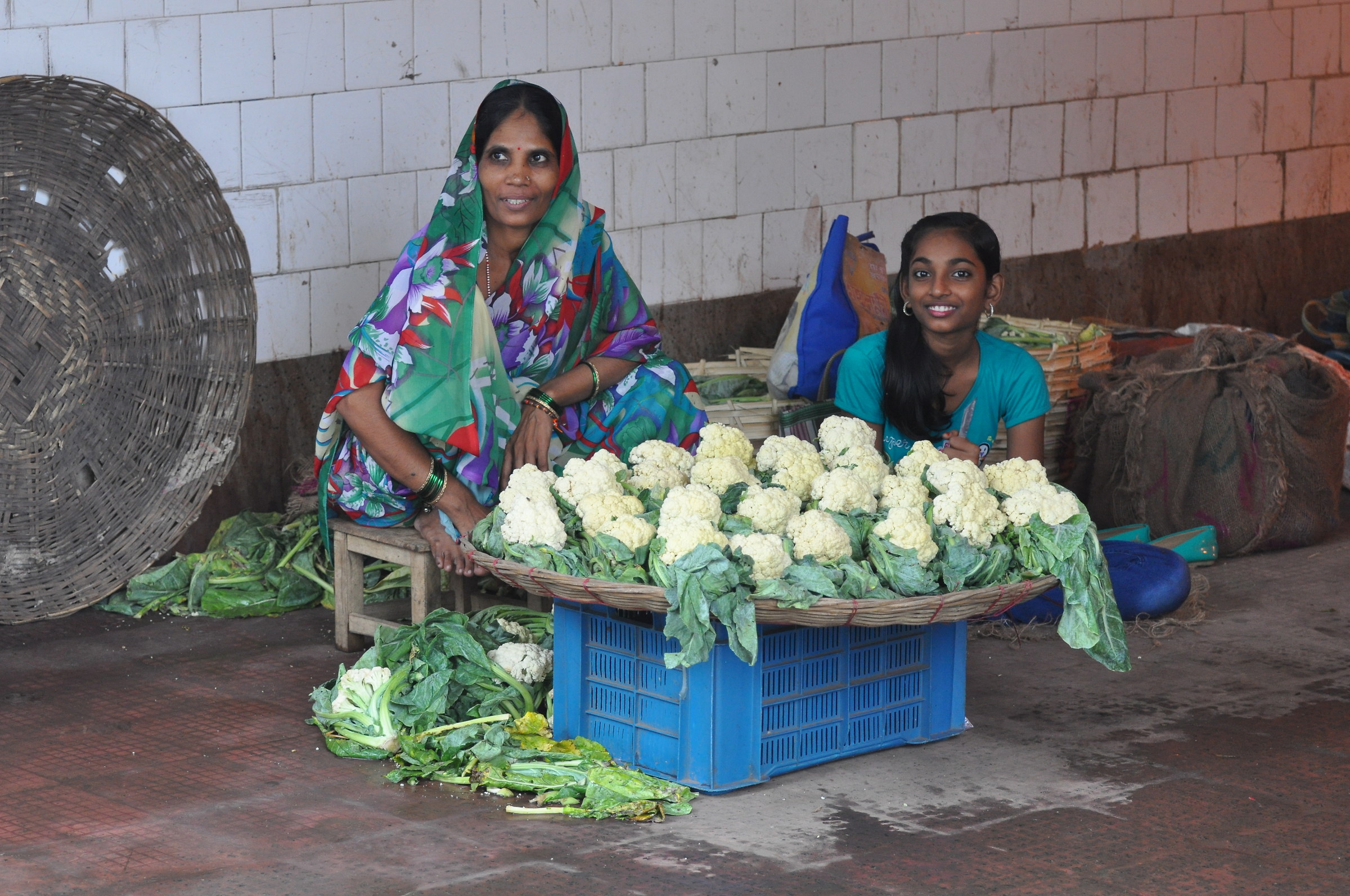 Al mercato di Calcutta