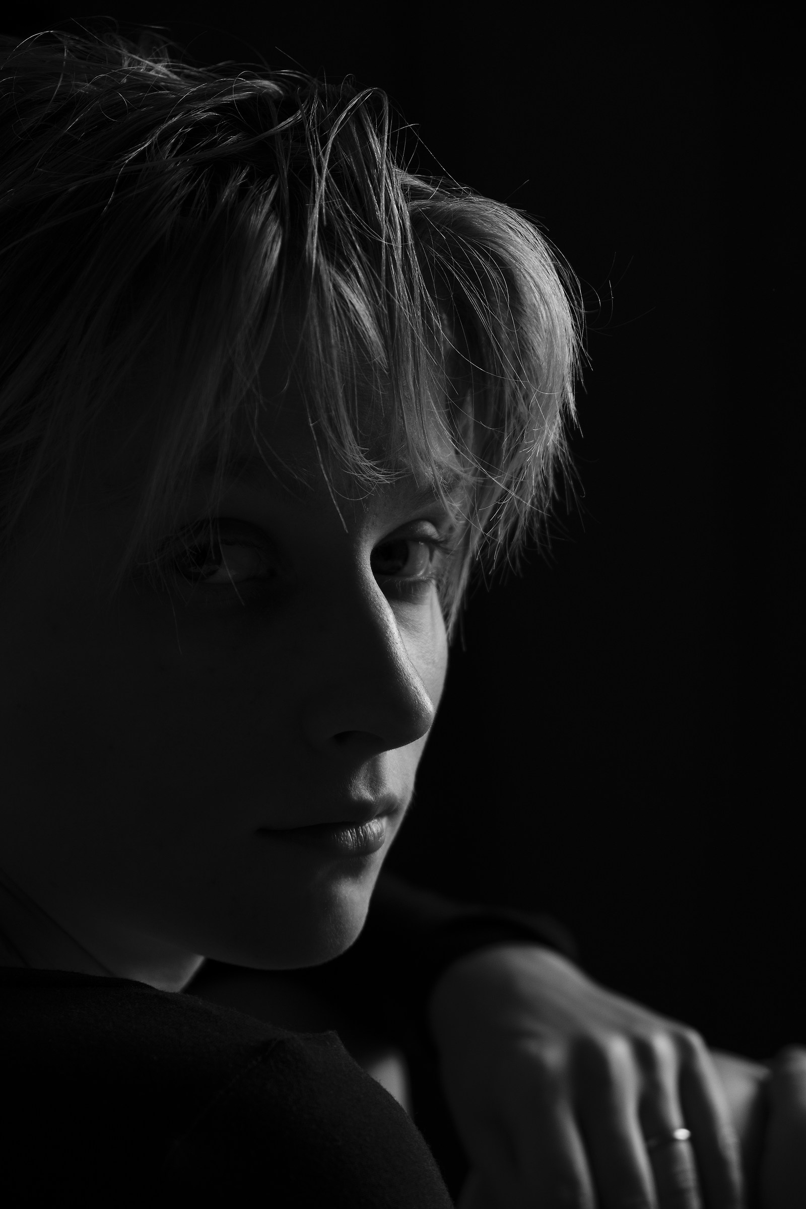 Morning side portrait