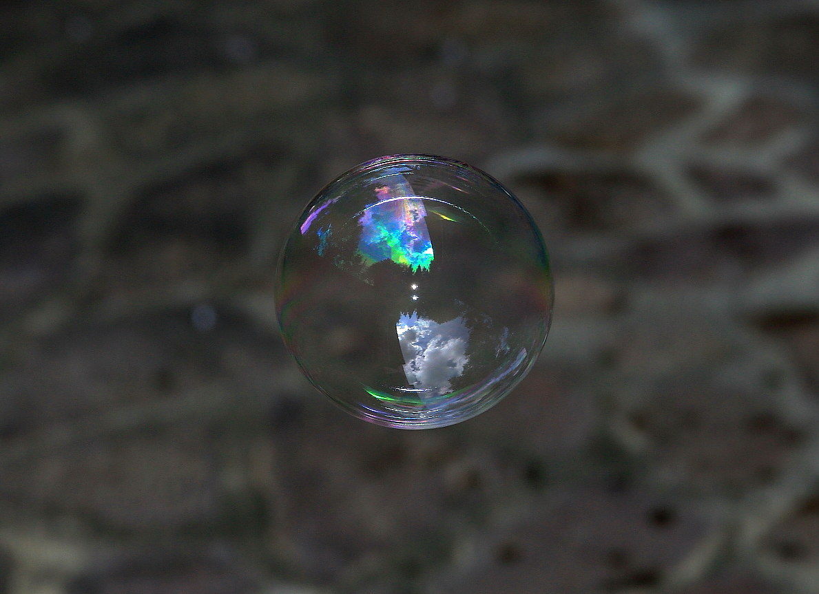the world in a bubble