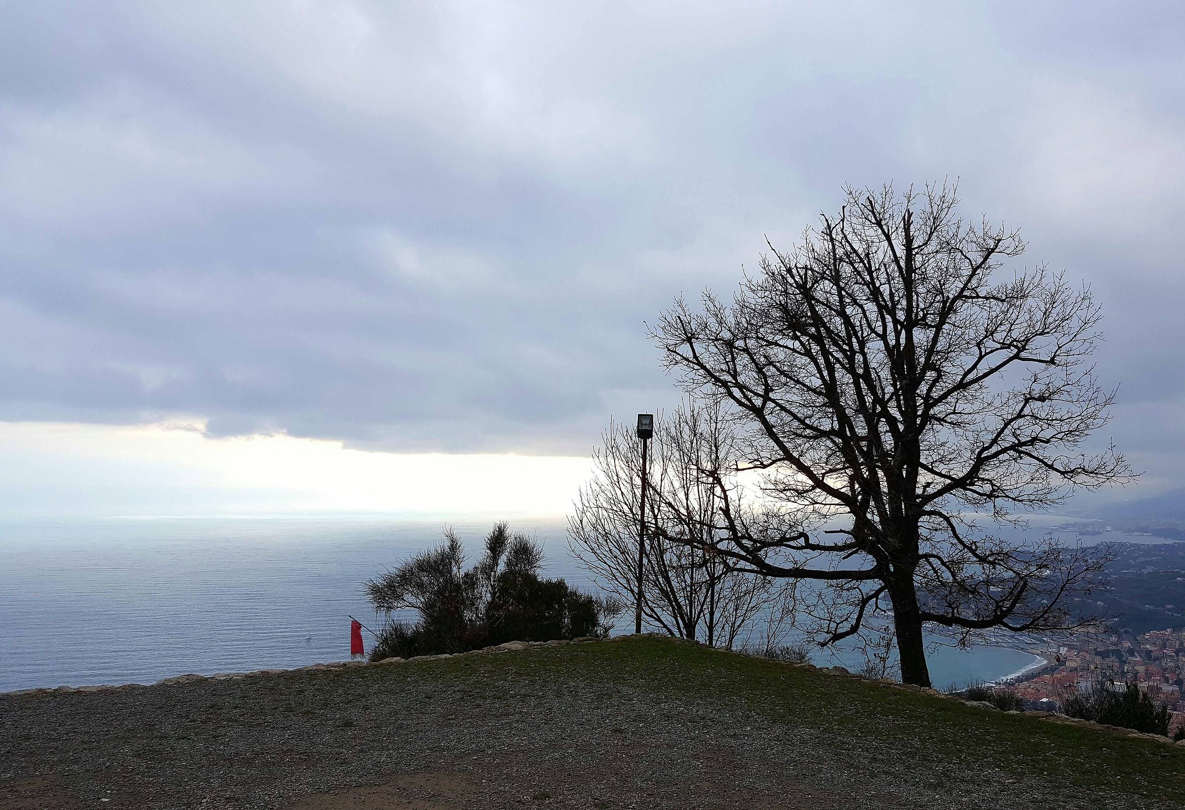 view from the guard -varazze sanctuary