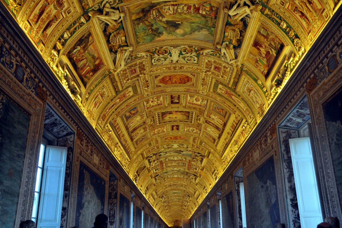 Once the Vatican museums