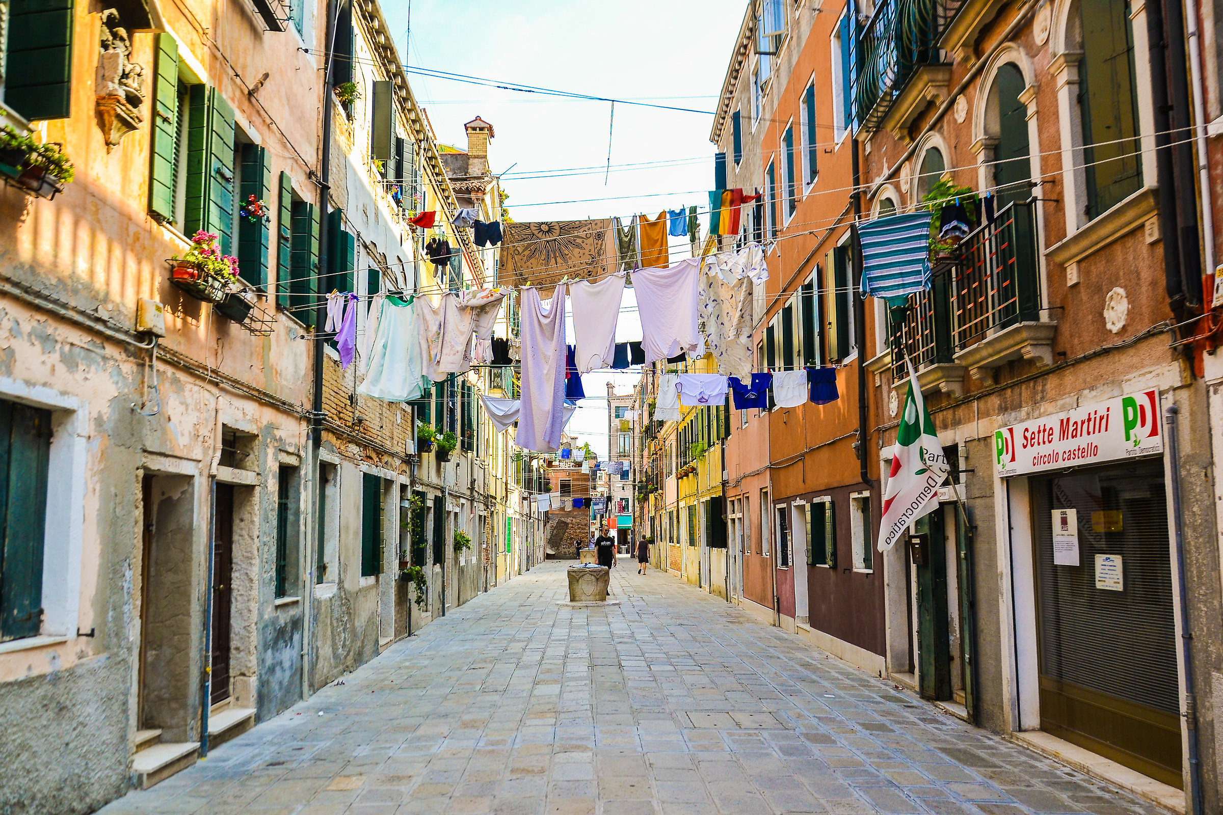 In the streets of Venice