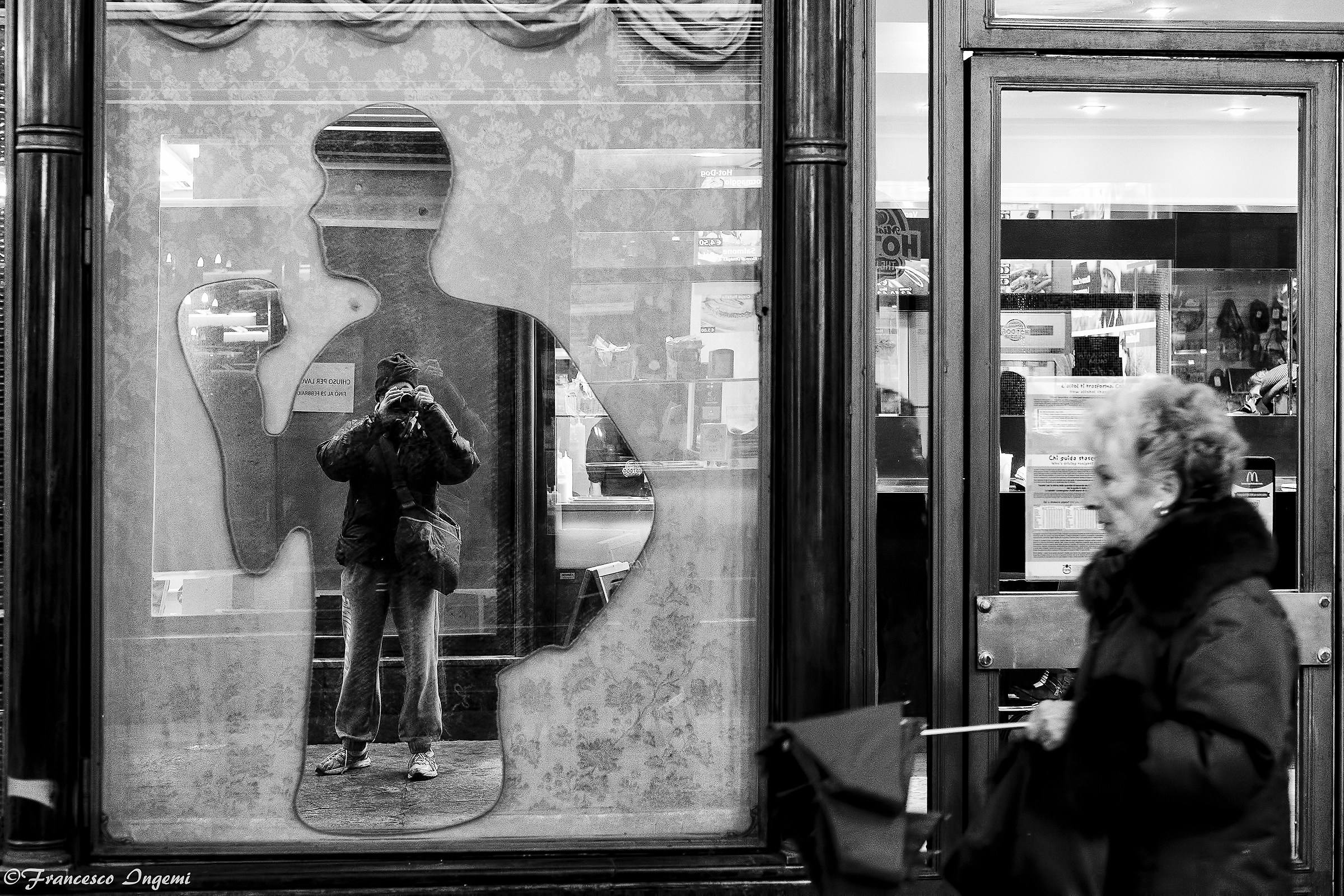 Street photography self portrait