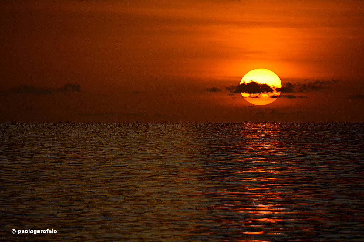 Maldivian sunset