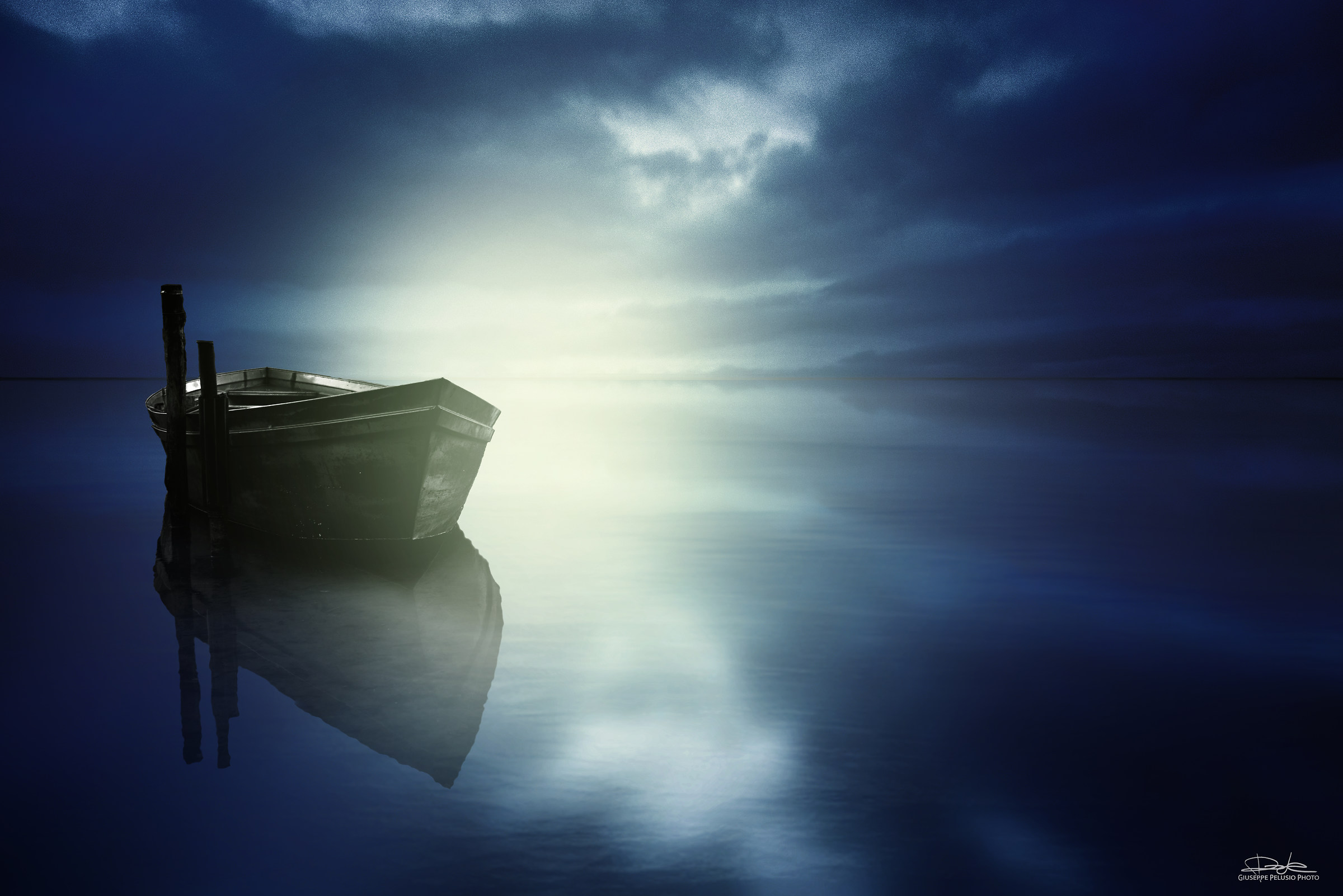 ... And his boat ...