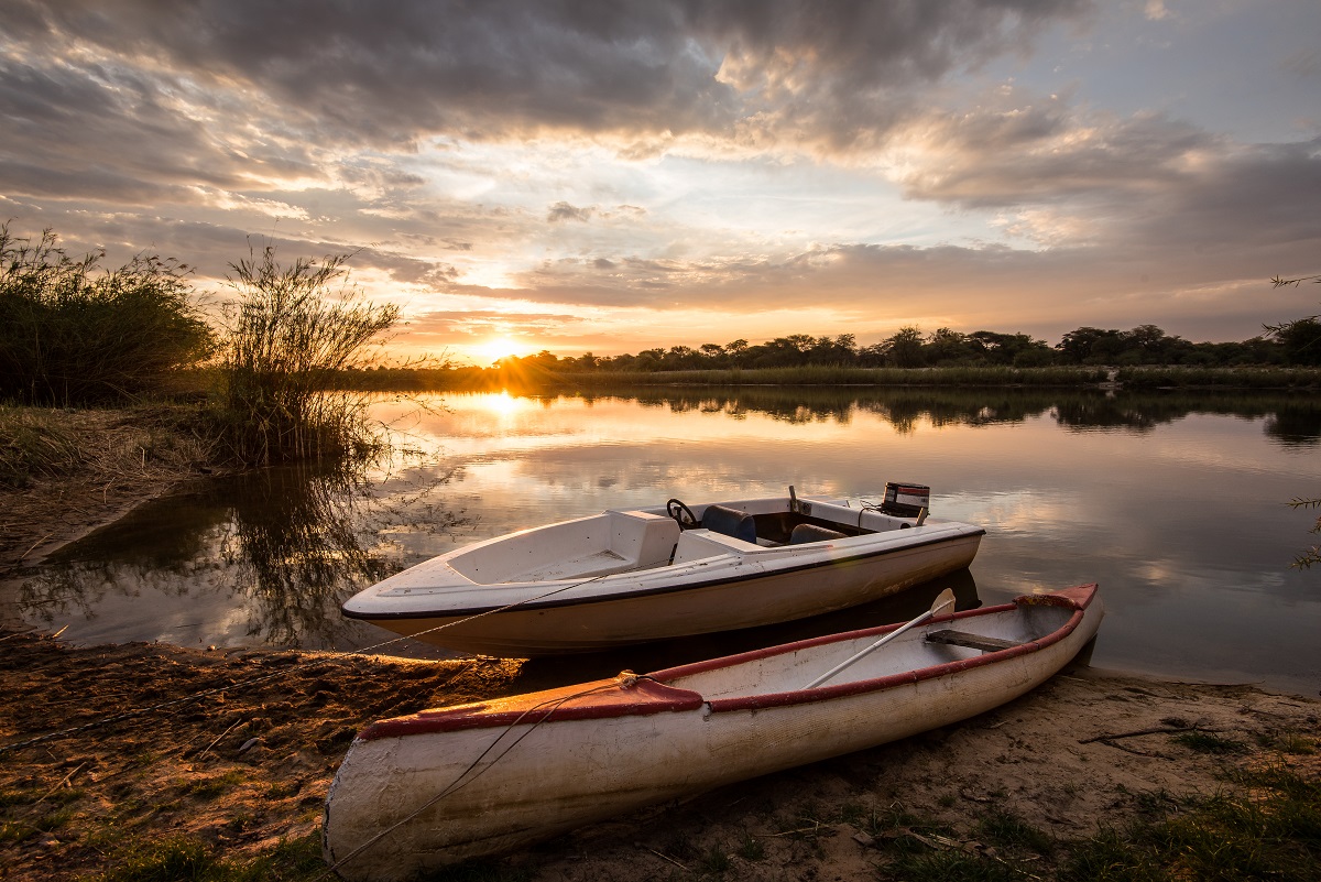 Sunset in Kasane.