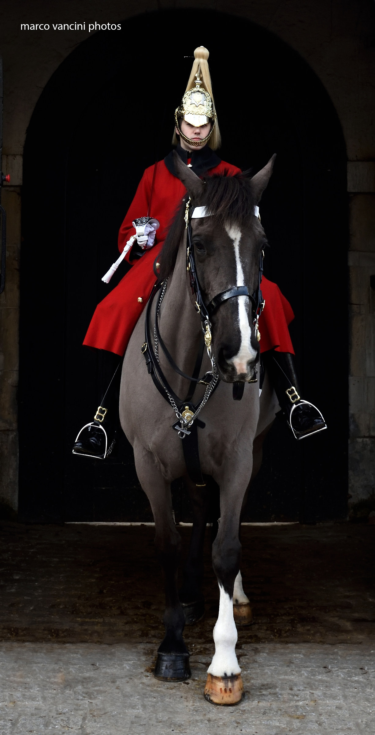 Soldier on horseback