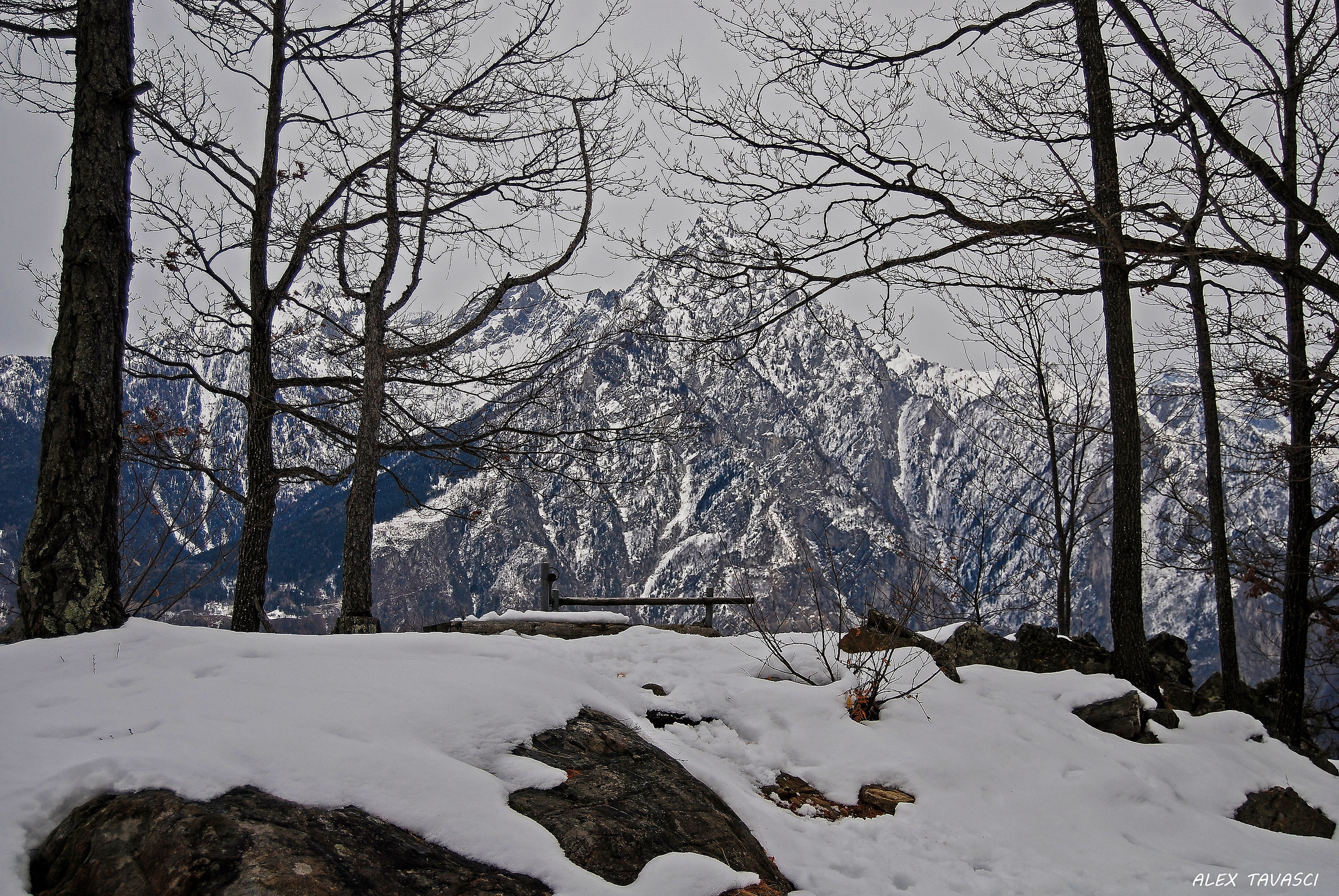 Vista sul Pizzo di Prata.