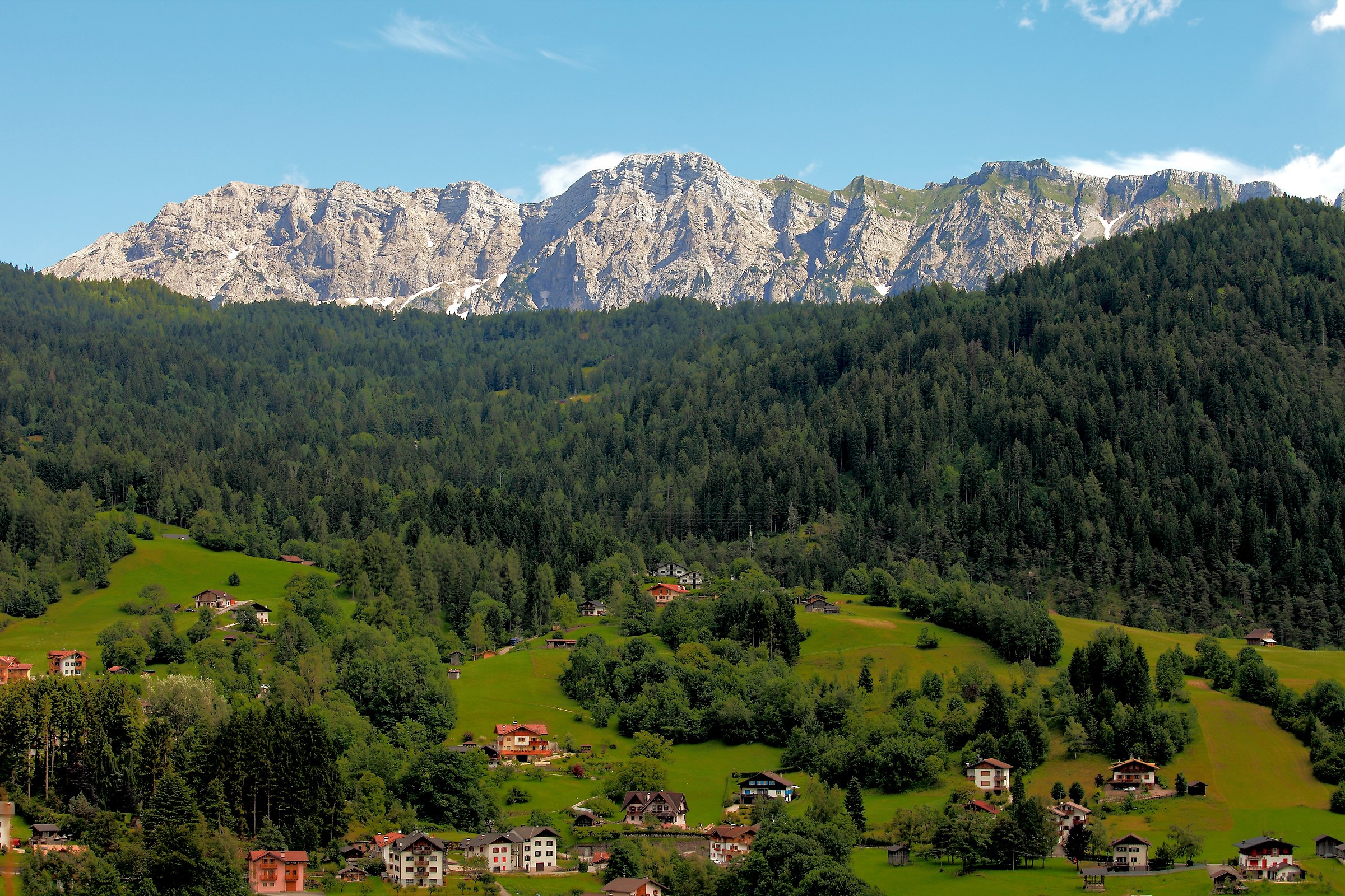 Le feltrine come una cartolina