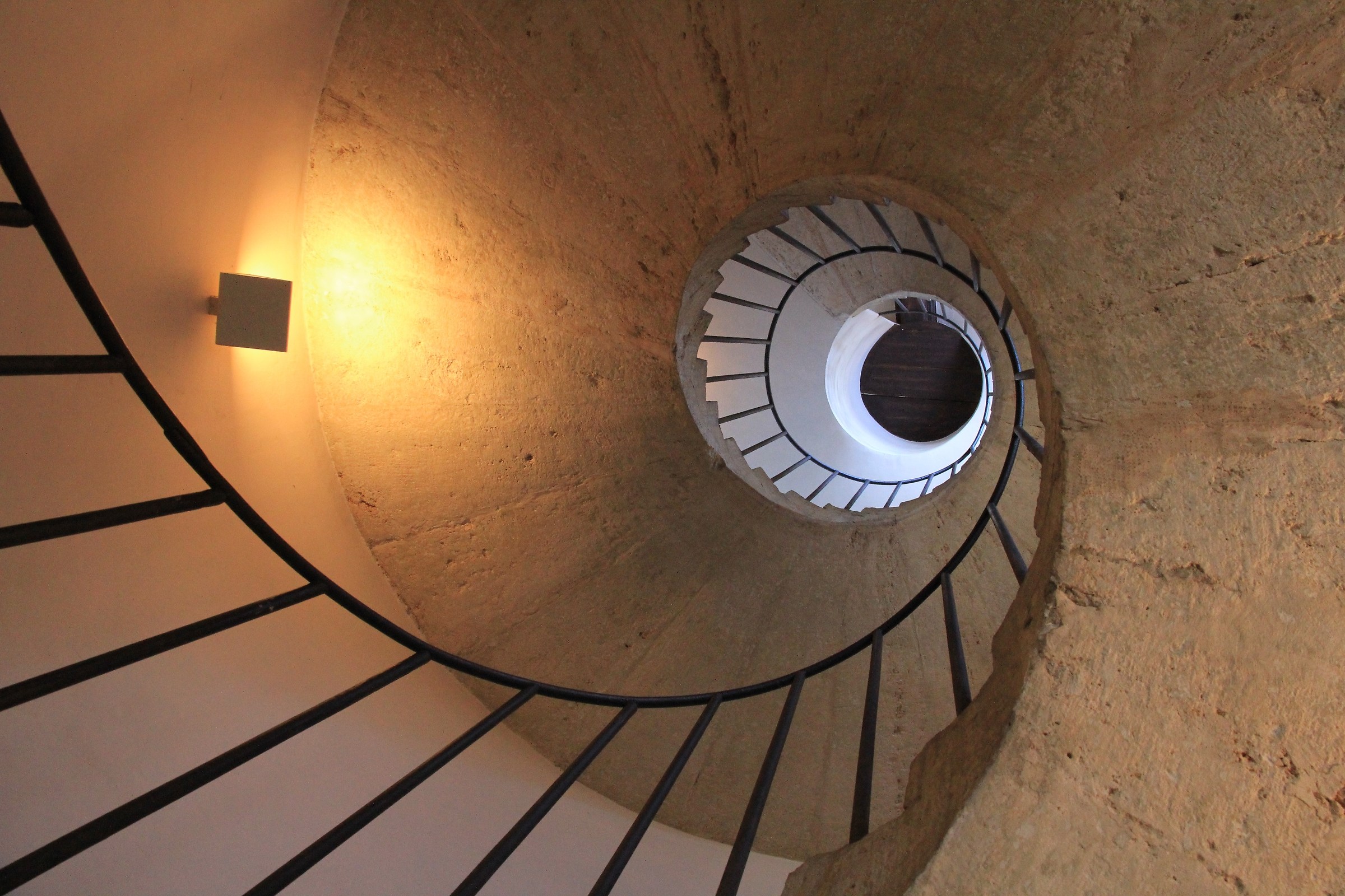 Scala a chiocciola a Villa d'Este