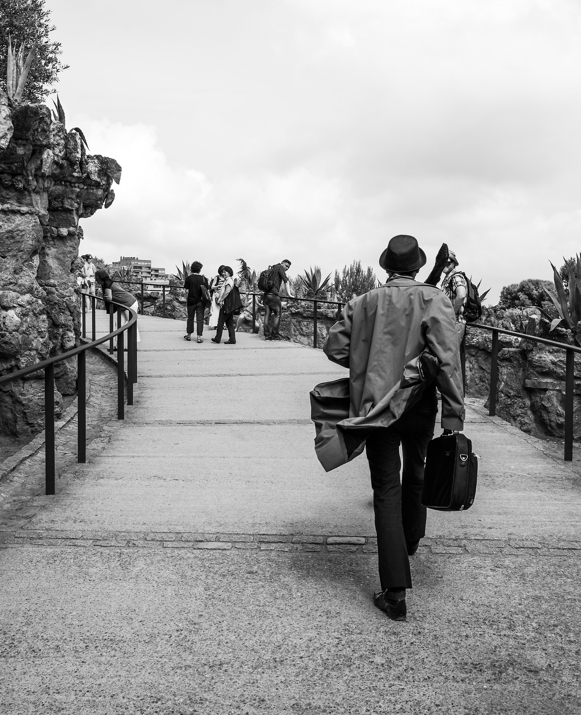 La partenza in salita.