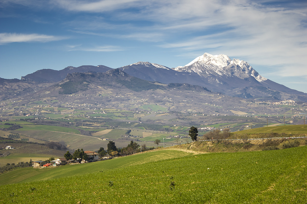 Gran Sasso con poca neve