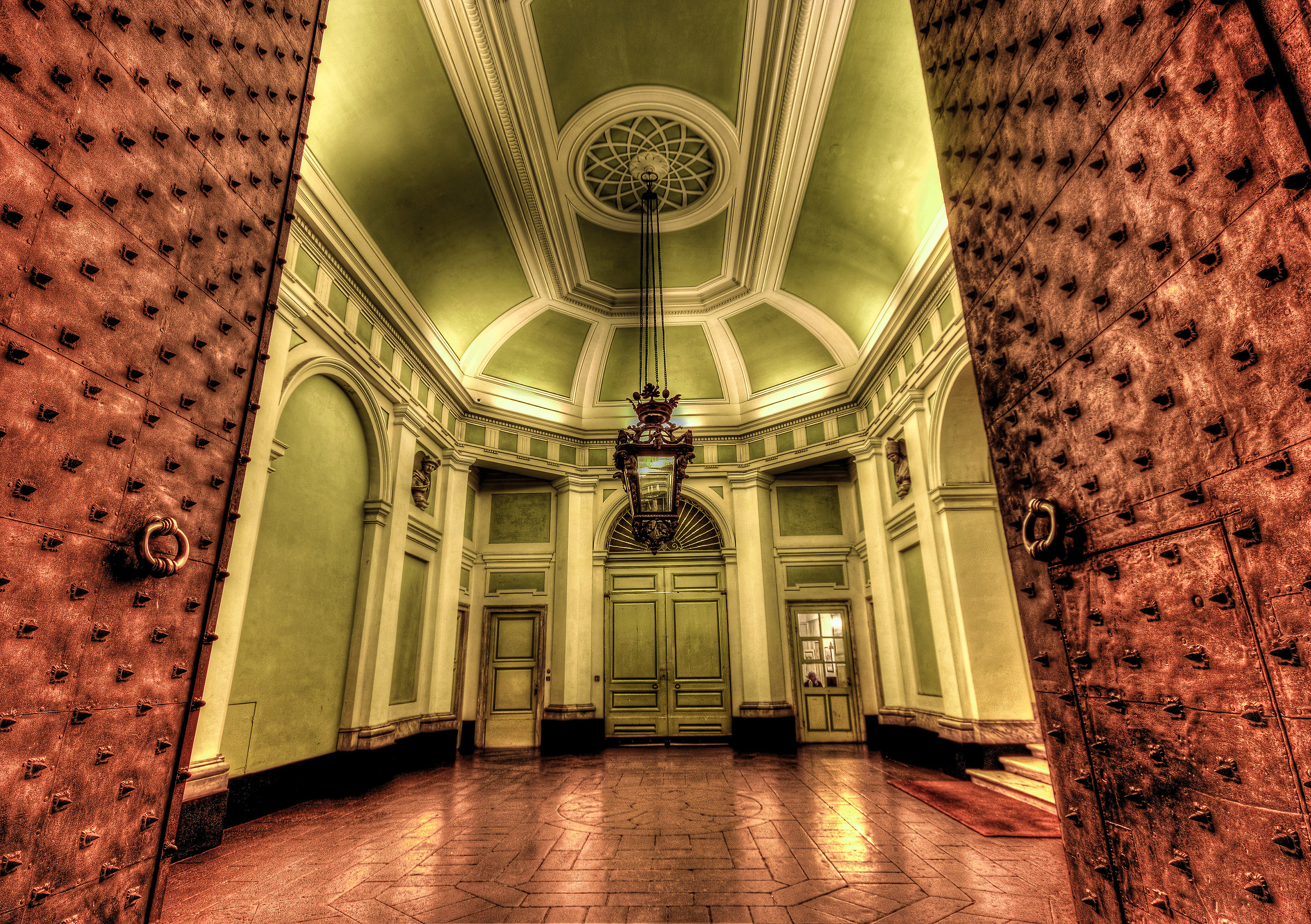 Via Garibaldi (Genoa) hall of a palace of the Roll