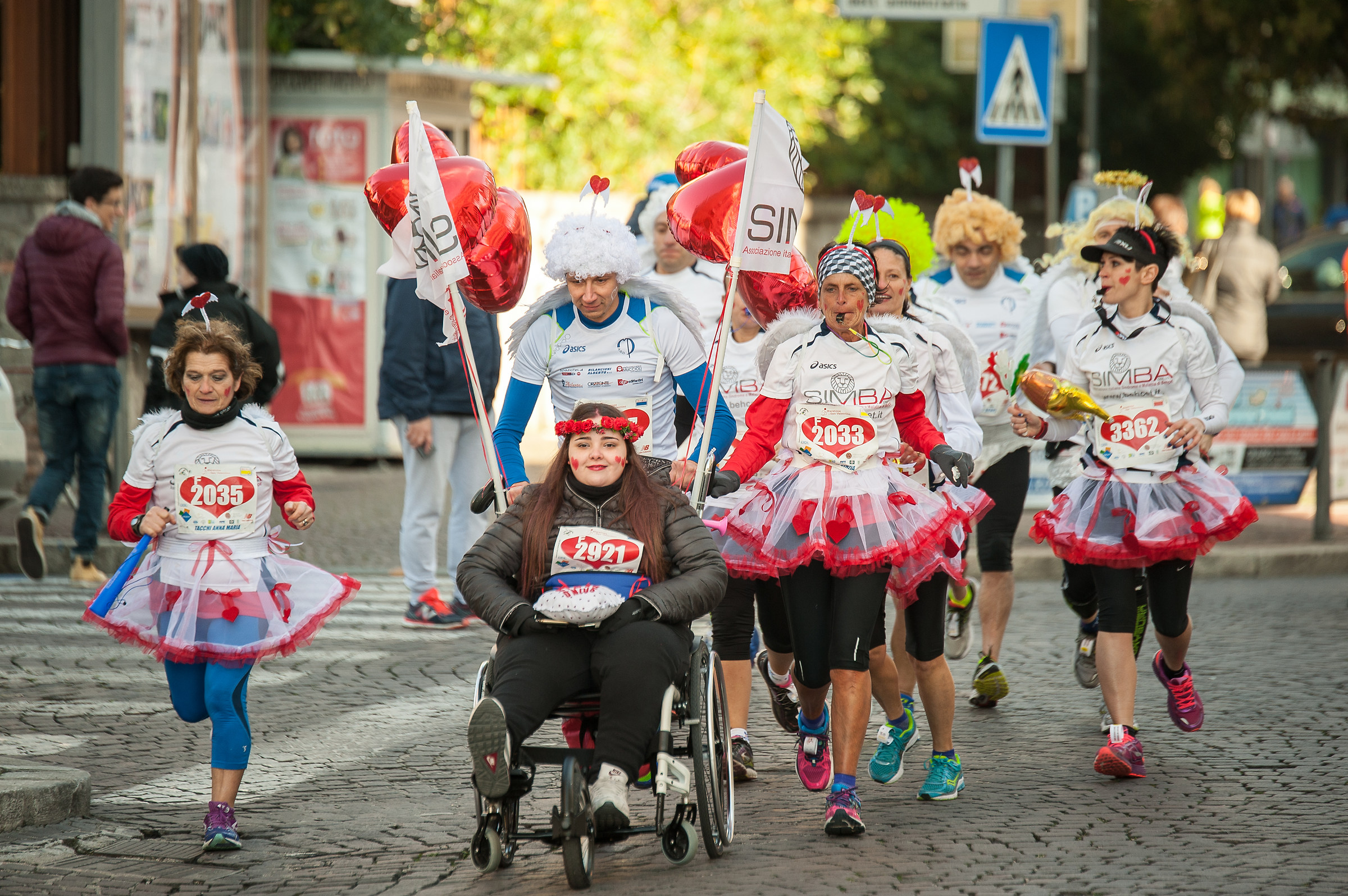 Gli Angeli alla maratona di San Valentino a Terni