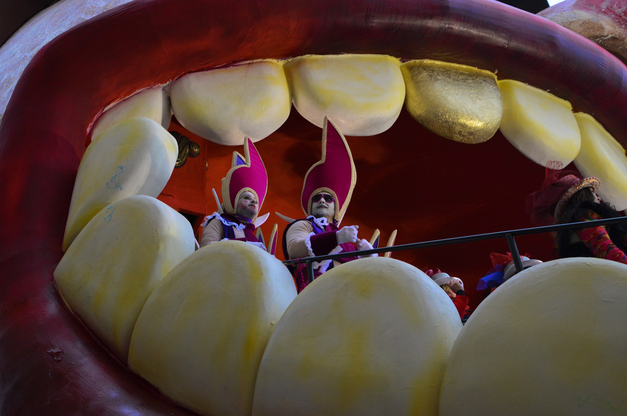 What a big mouth you have ....