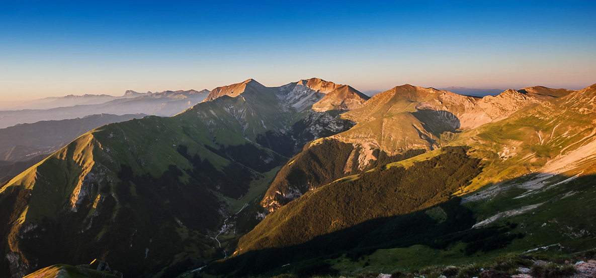 La valle del Lago di Pilato